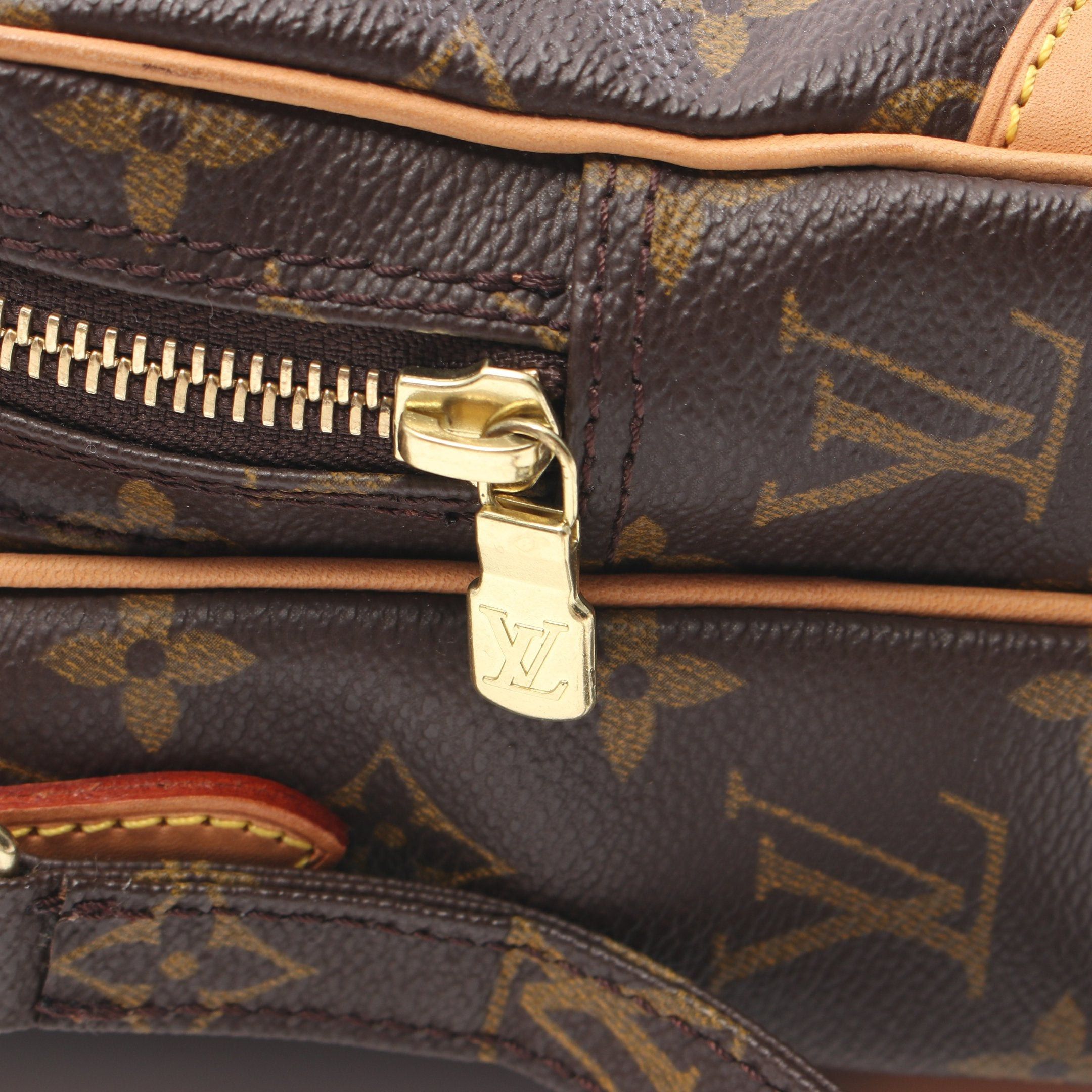 Louis Vuitton Louis Vuitton Amazon Monogram Shoulder Bag Leather Brown Size ONE SIZE - 10 Thumbnail