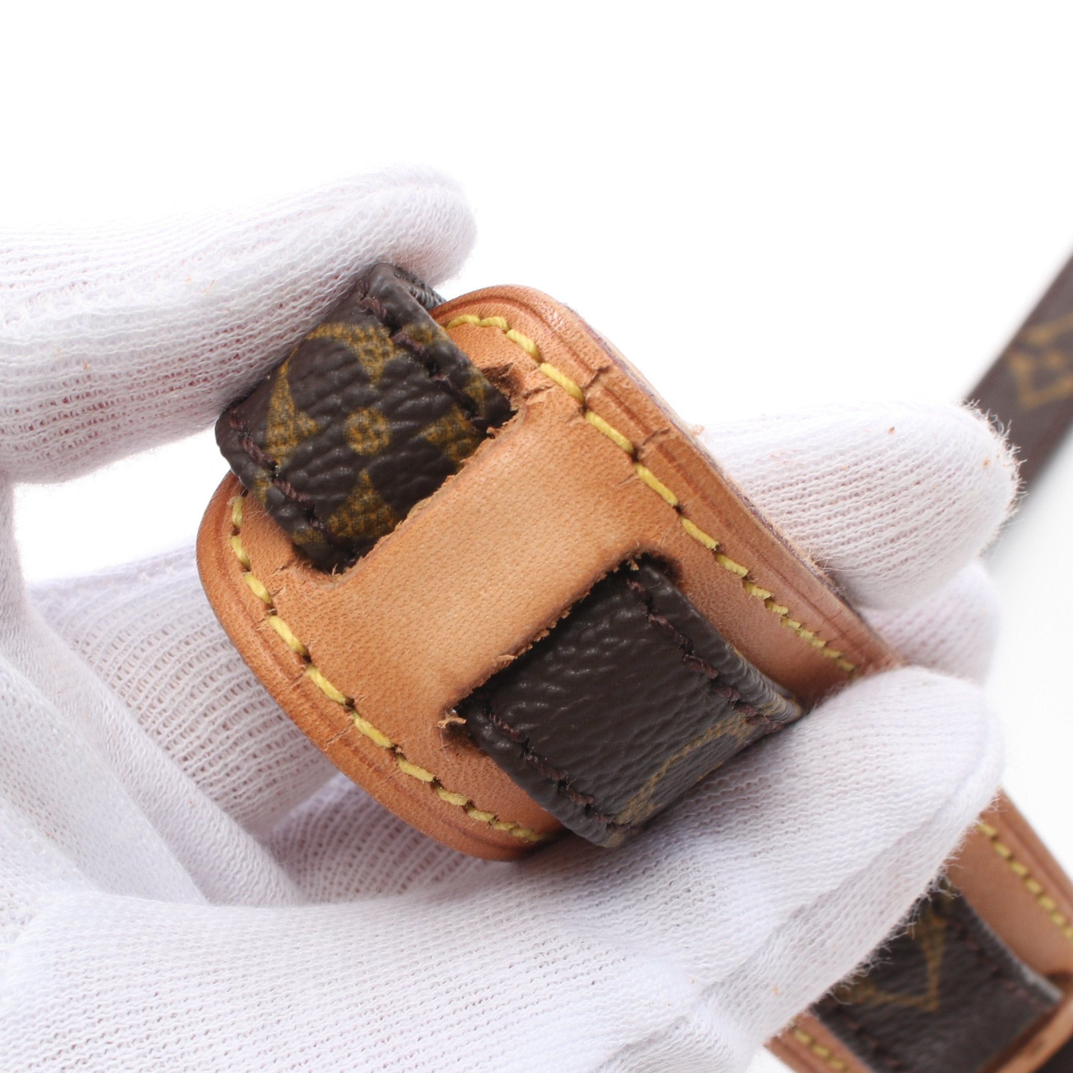 Louis Vuitton Louis Vuitton Amazon Monogram Shoulder Bag Leather Brown Size ONE SIZE - 9 Thumbnail