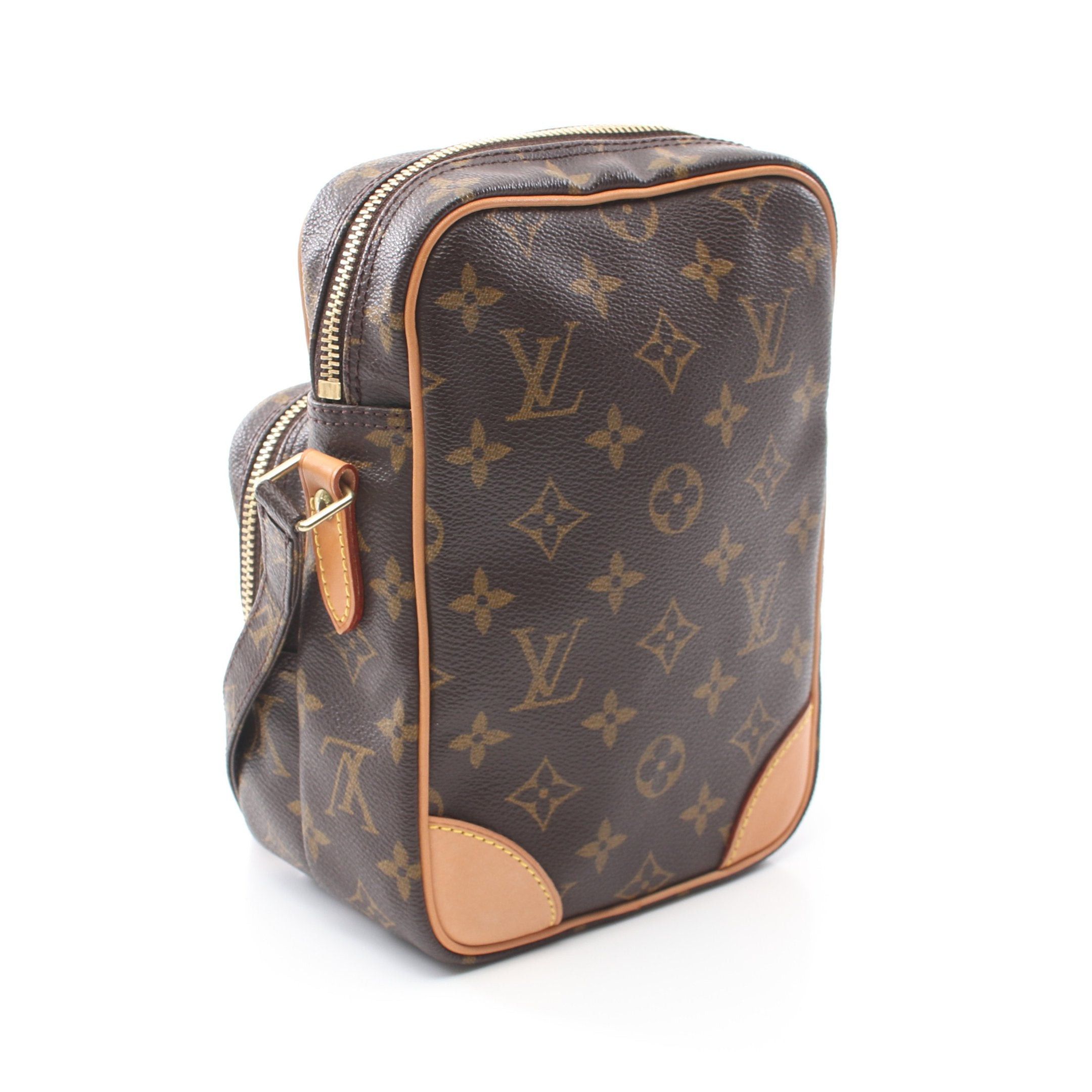 Louis Vuitton Louis Vuitton Amazon Monogram Shoulder Bag Leather Brown Size ONE SIZE - 2 Thumbnail