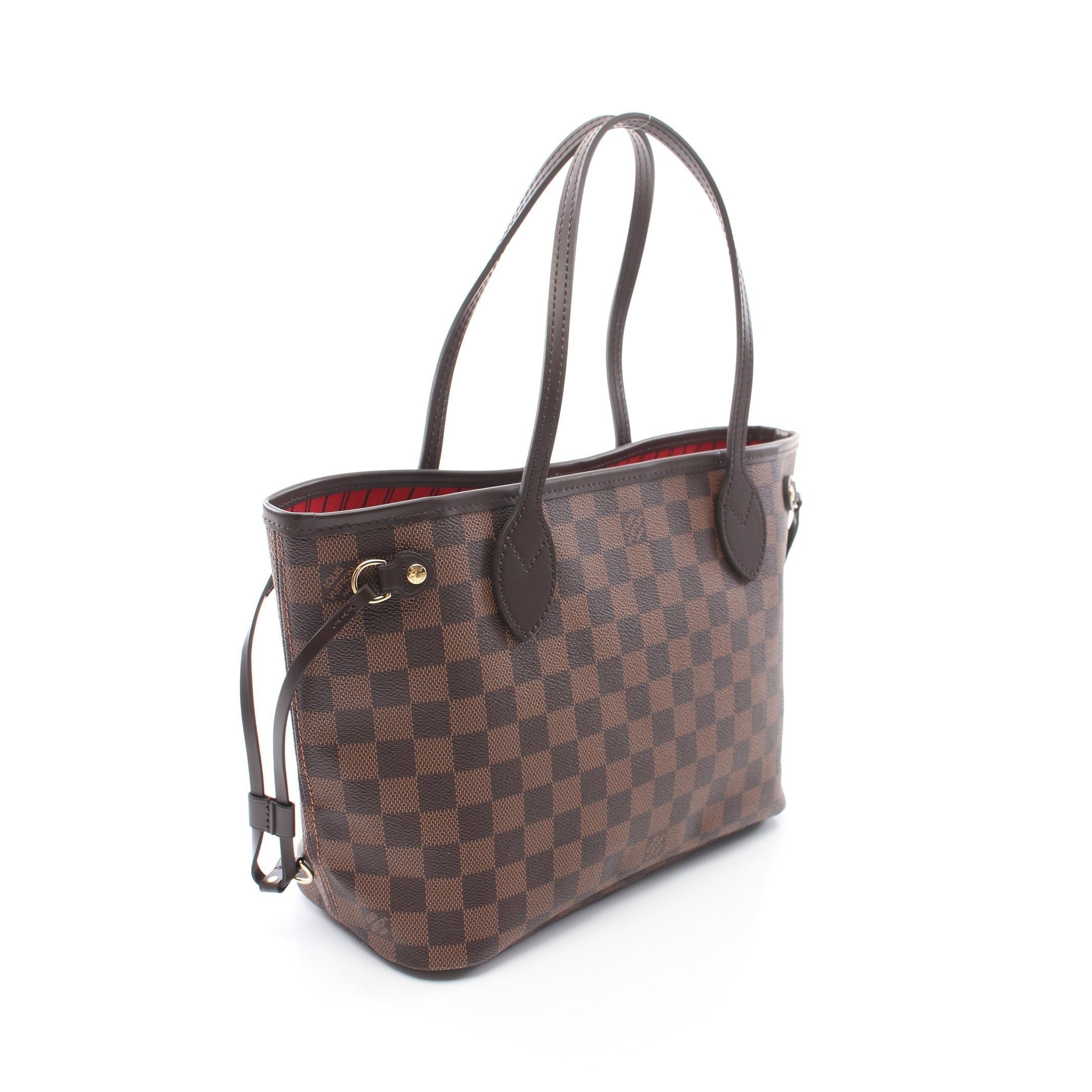 Louis Vuitton Louis Vuitton Neverfull Pm Damier Ebene Handbag Tote Bag Leather Brown Size ONE SIZE - 2 Thumbnail