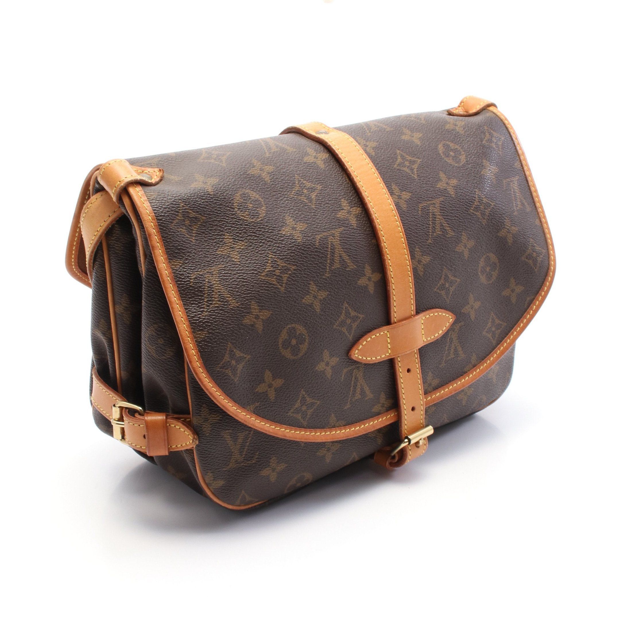 Louis Vuitton Louis Vuitton Saumur 30 Monogram Shoulder Bag Leather Brown Size ONE SIZE - 2 Thumbnail