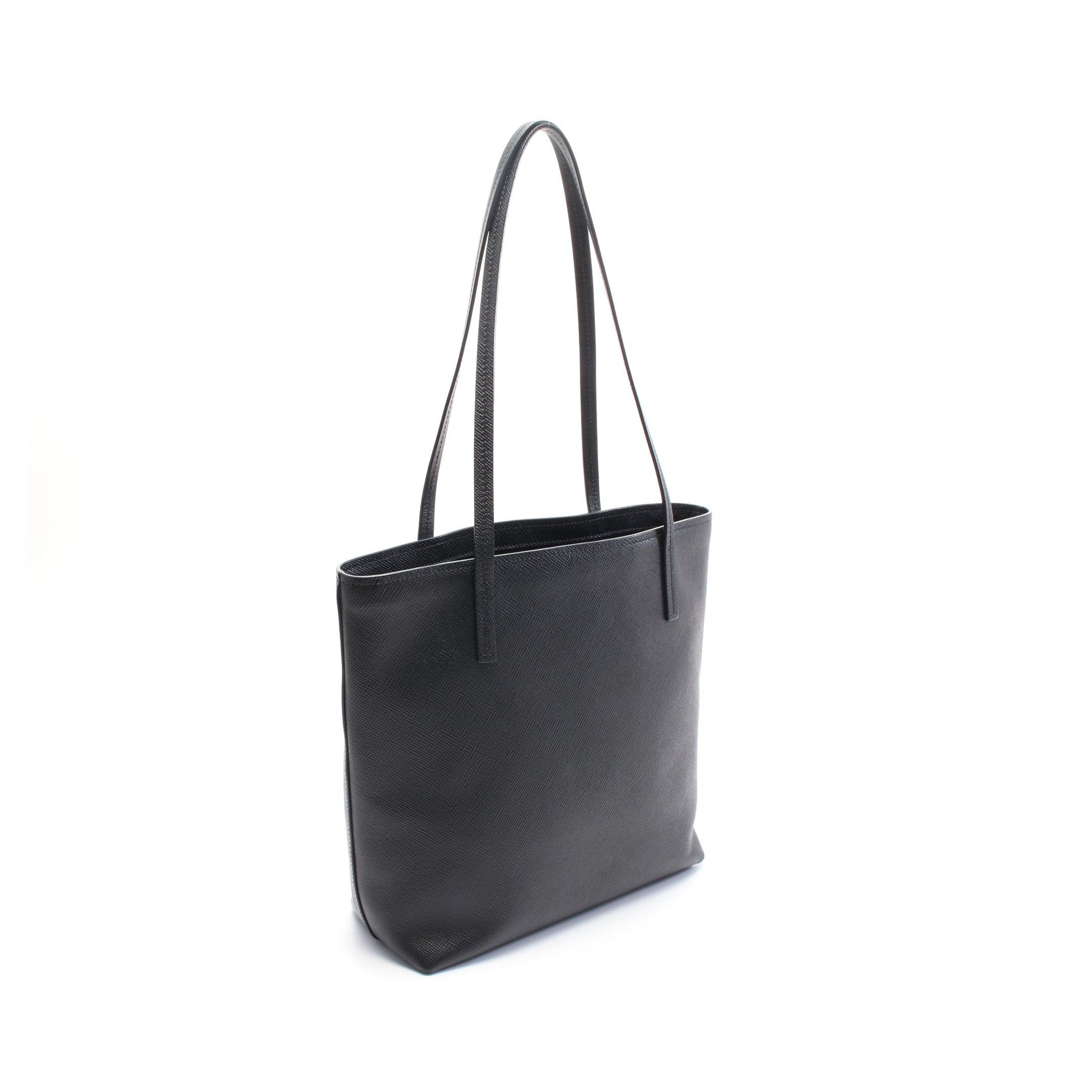 Prada Prada Shoulder Bag Tote Leather Black Size ONE SIZE - 2 Thumbnail