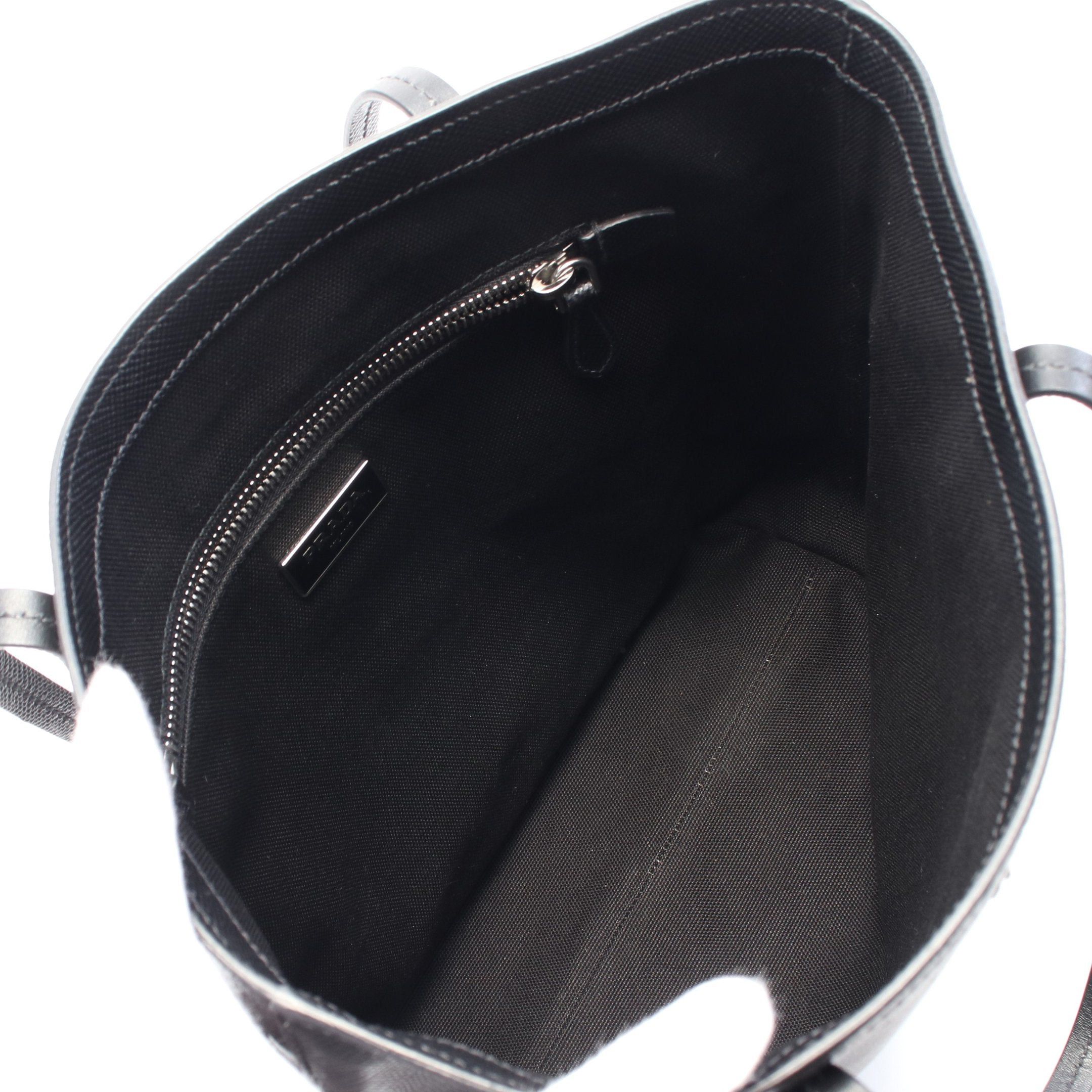 Prada Prada Shoulder Bag Tote Leather Black Size ONE SIZE - 3 Thumbnail