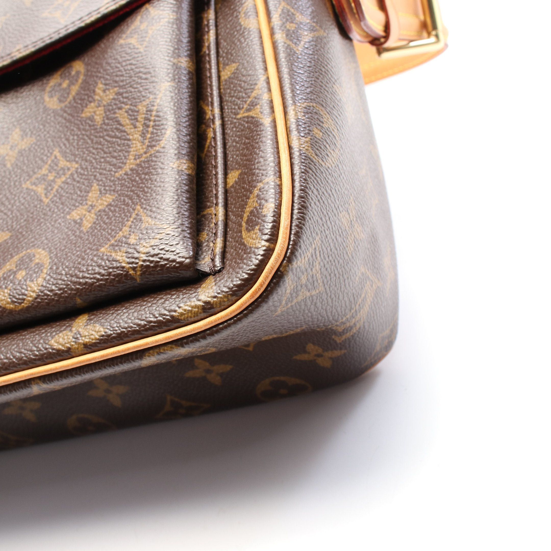 Louis Vuitton Louis Vuitton Vivacite Gm Monogram Shoulder Bag Leather Brown Size ONE SIZE - 6 Thumbnail