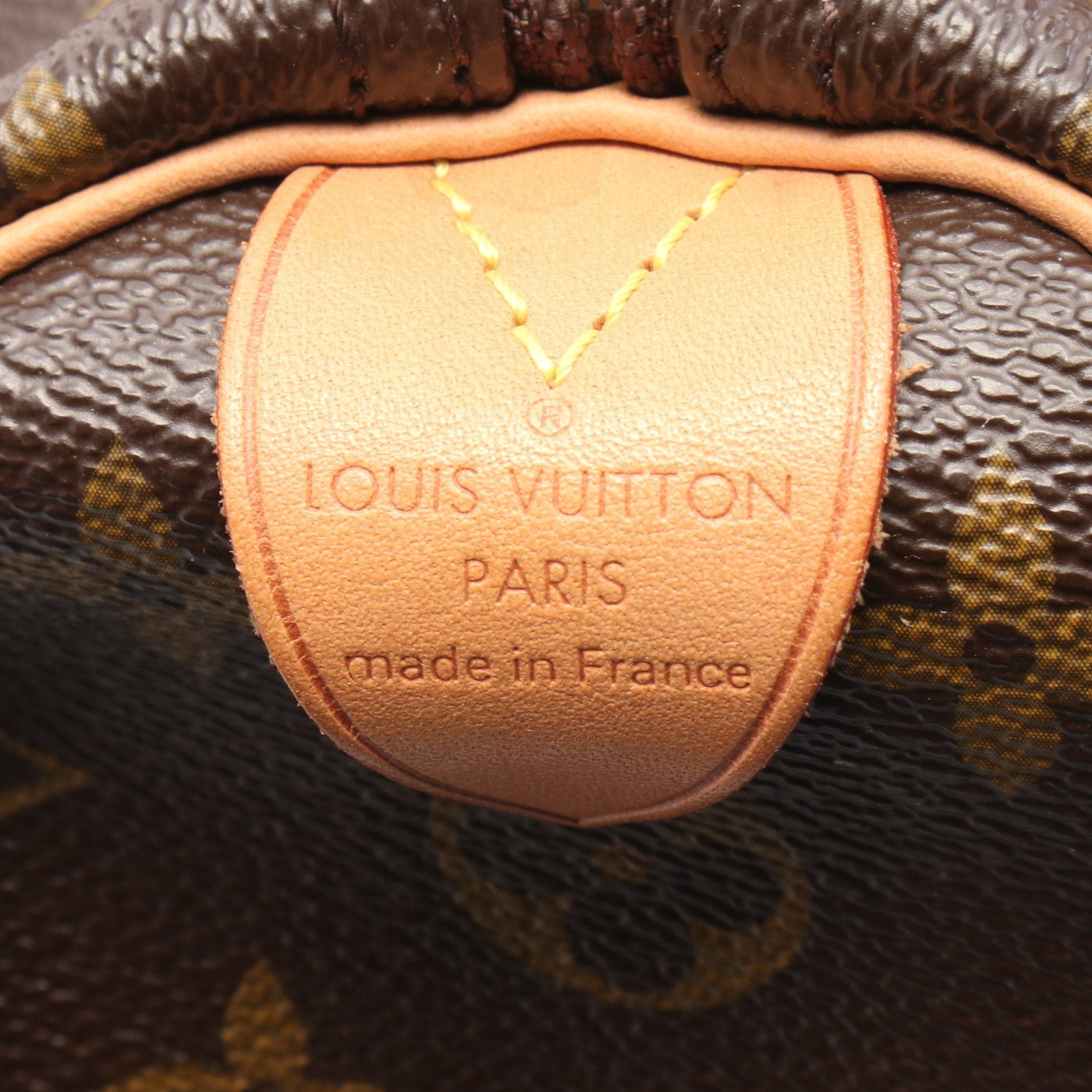 Louis Vuitton Louis Vuitton Speedy 35 Monogram Handbag Leather Brown Size ONE SIZE - 4 Thumbnail