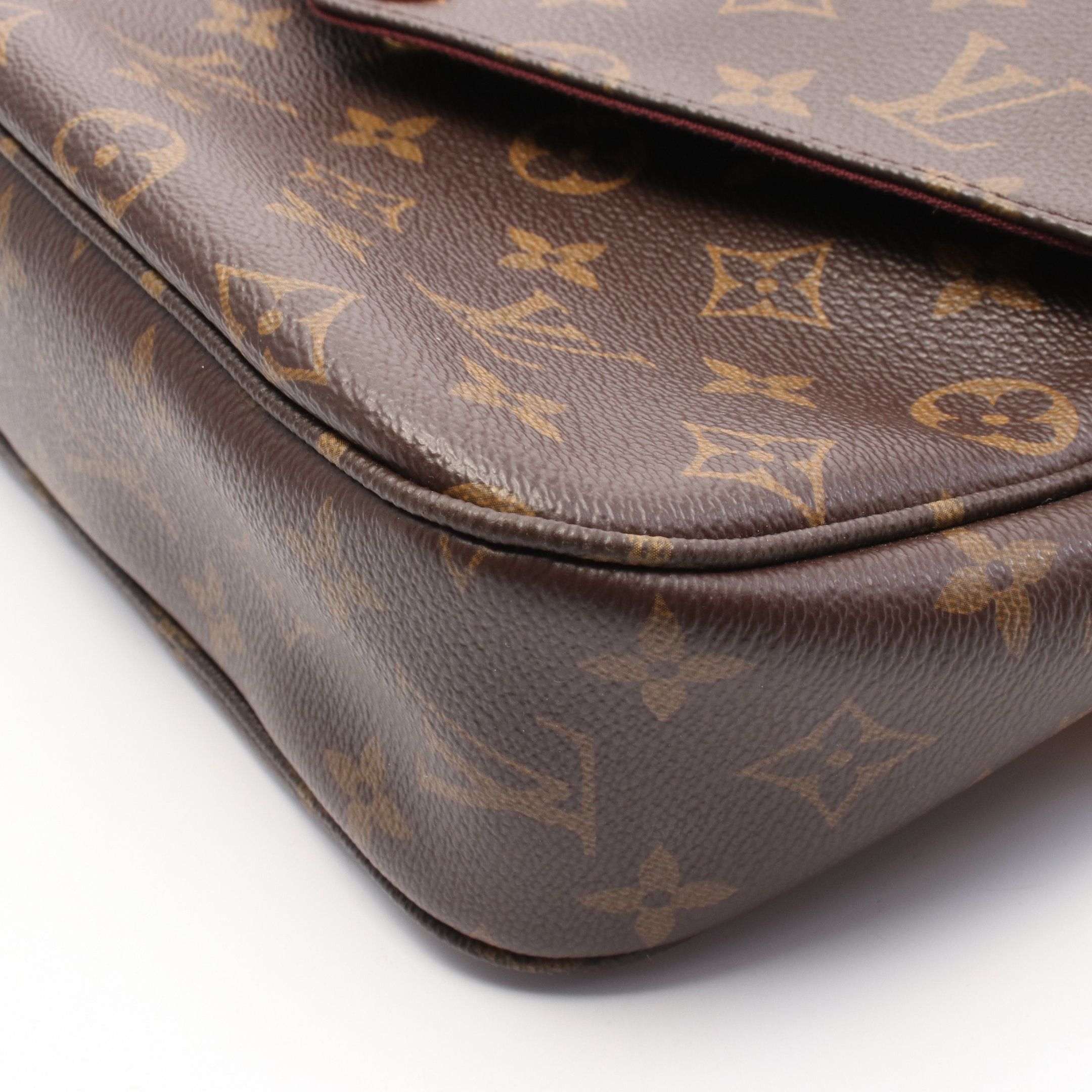 Louis Vuitton Louis Vuitton Mabillon Monogram Shoulder Bag Leather Brown Size ONE SIZE - 9 Thumbnail