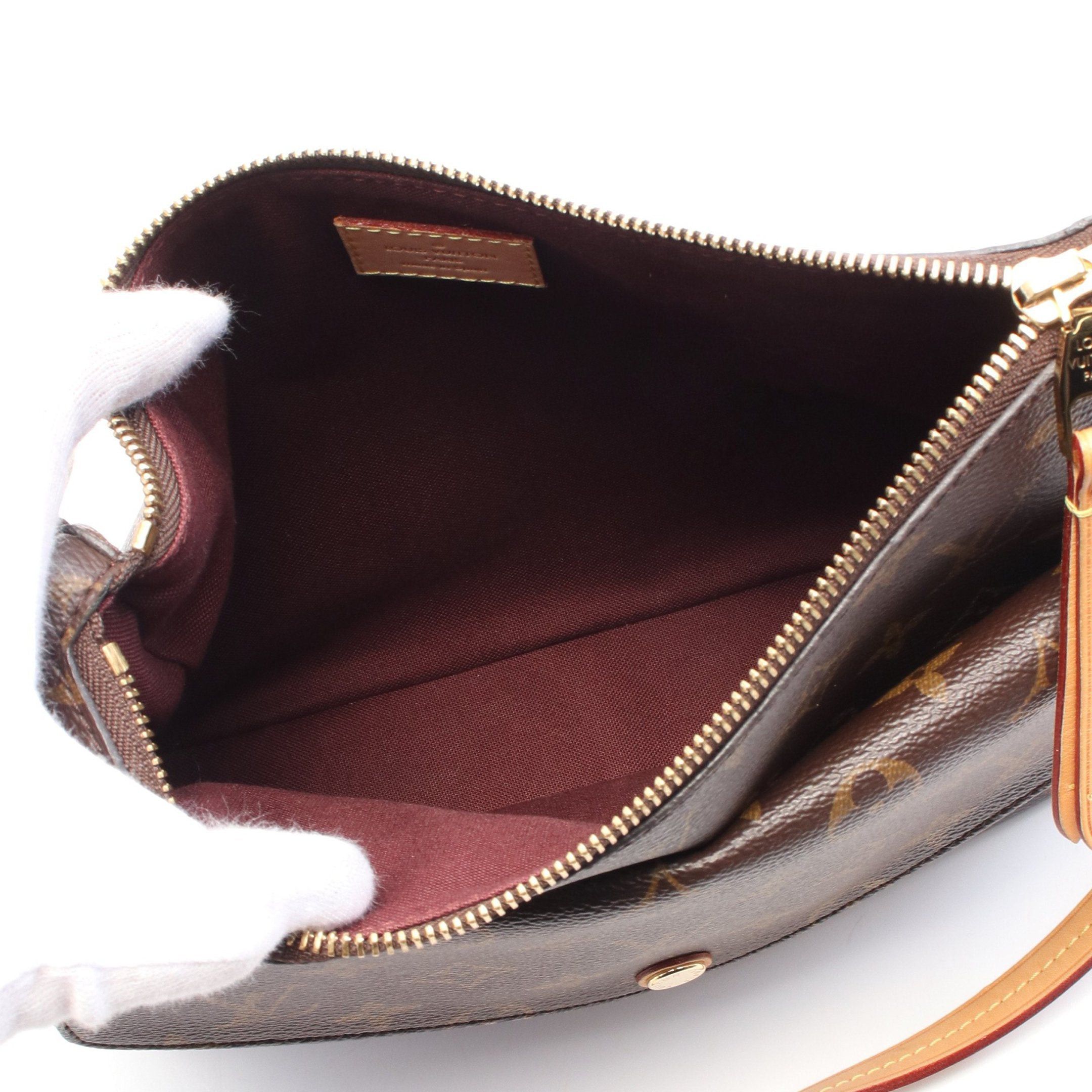 Louis Vuitton Louis Vuitton Mabillon Monogram Shoulder Bag Leather Brown Size ONE SIZE - 3 Thumbnail