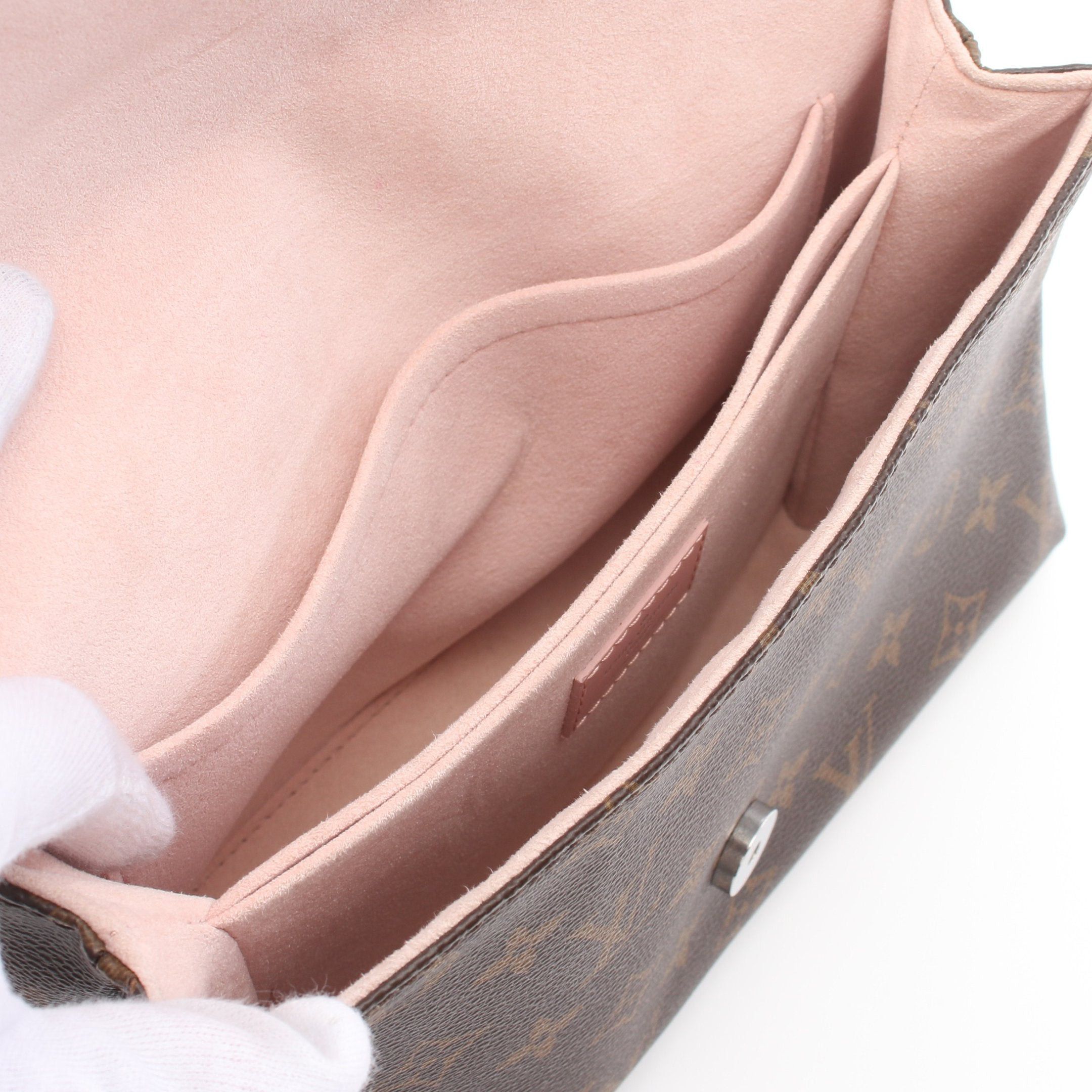 Louis Vuitton Louis Vuitton Sun Michelle Monogram Epi Rose Ballerine Shoulder Bag Leather Brown Light Pink Size ONE SIZE - 3 Thumbnail