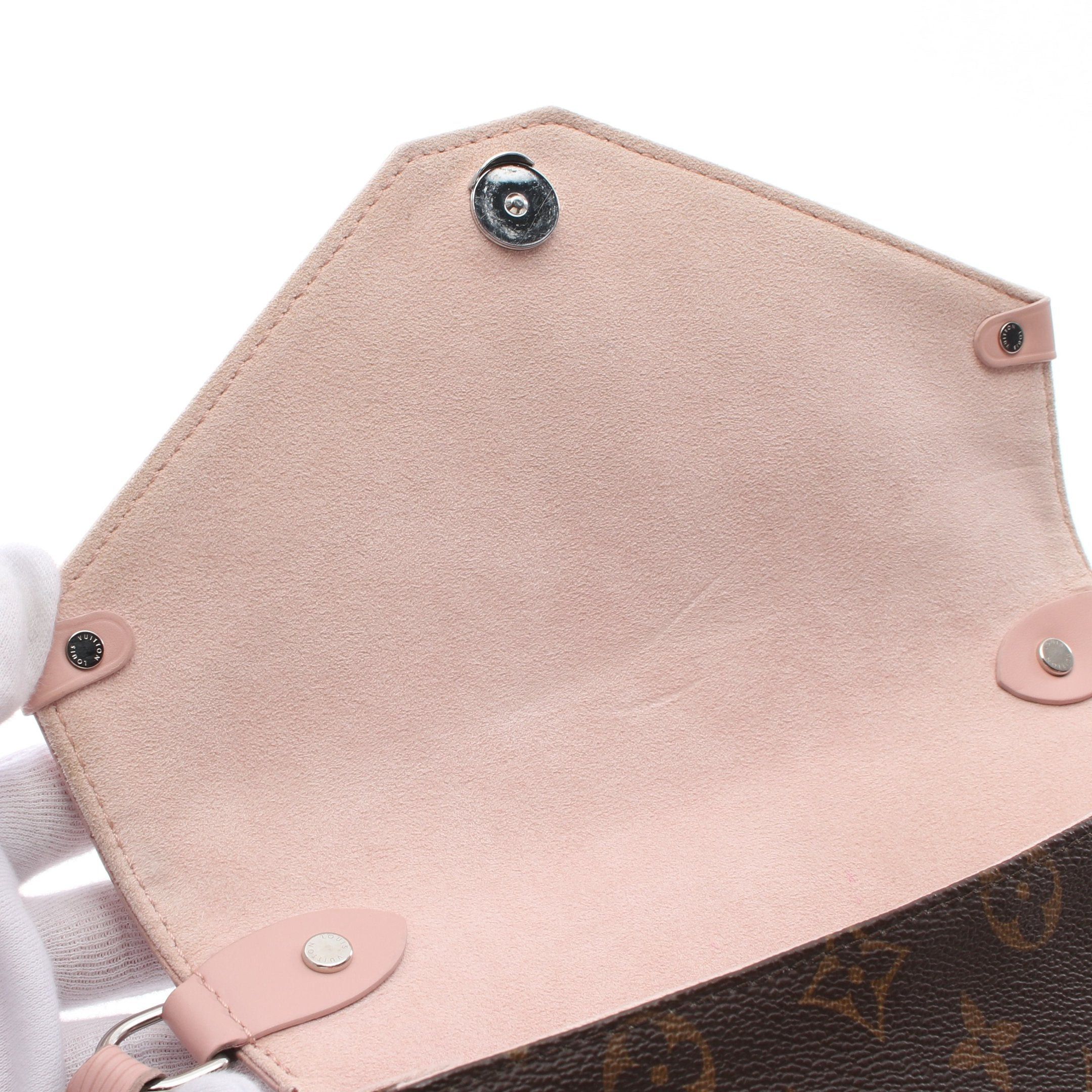 Louis Vuitton Louis Vuitton Sun Michelle Monogram Epi Rose Ballerine Shoulder Bag Leather Brown Light Pink Size ONE SIZE - 12 Thumbnail