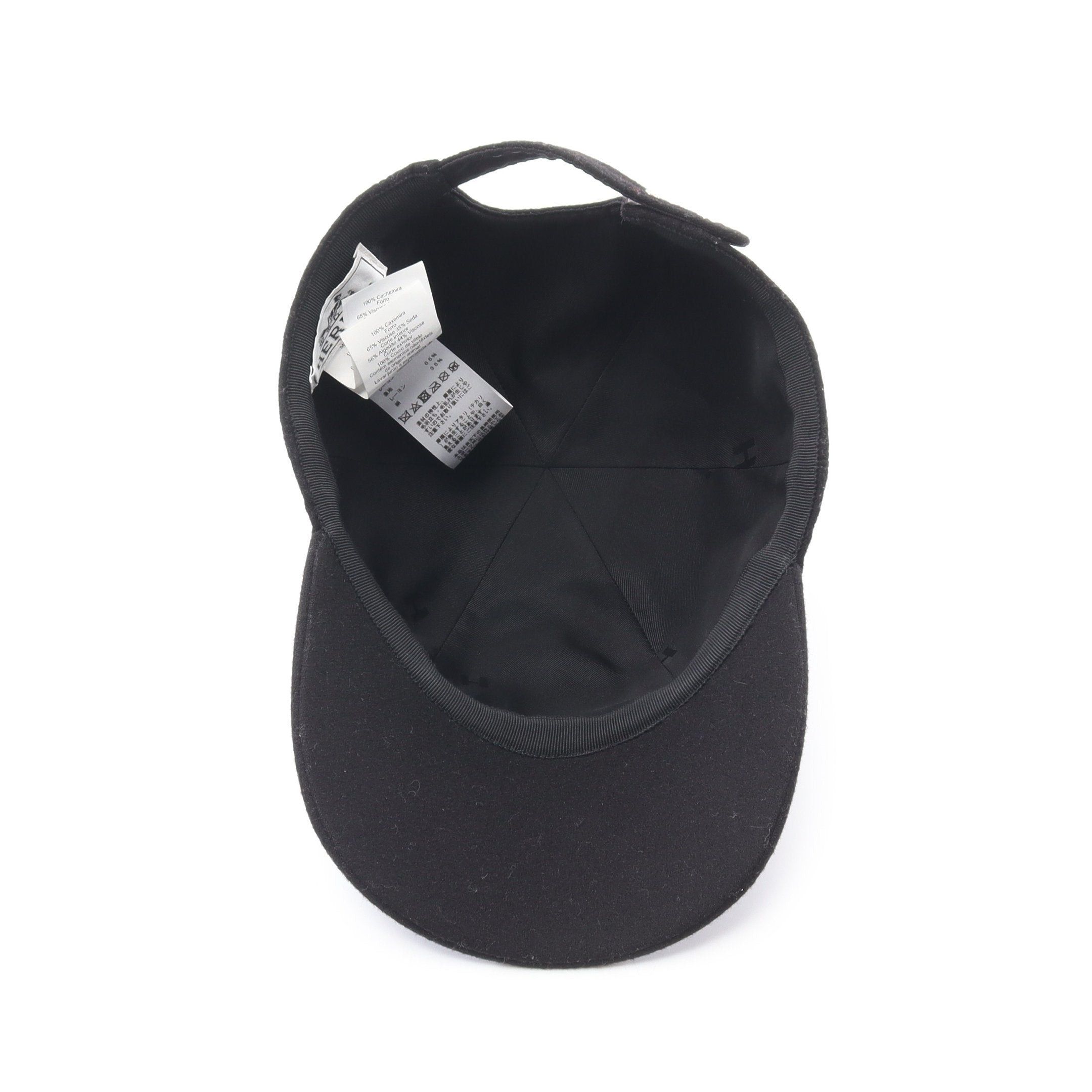 Hermes Hermes Serena Apron Doll Cap Cashmere Black Size ONE SIZE - 3 Thumbnail
