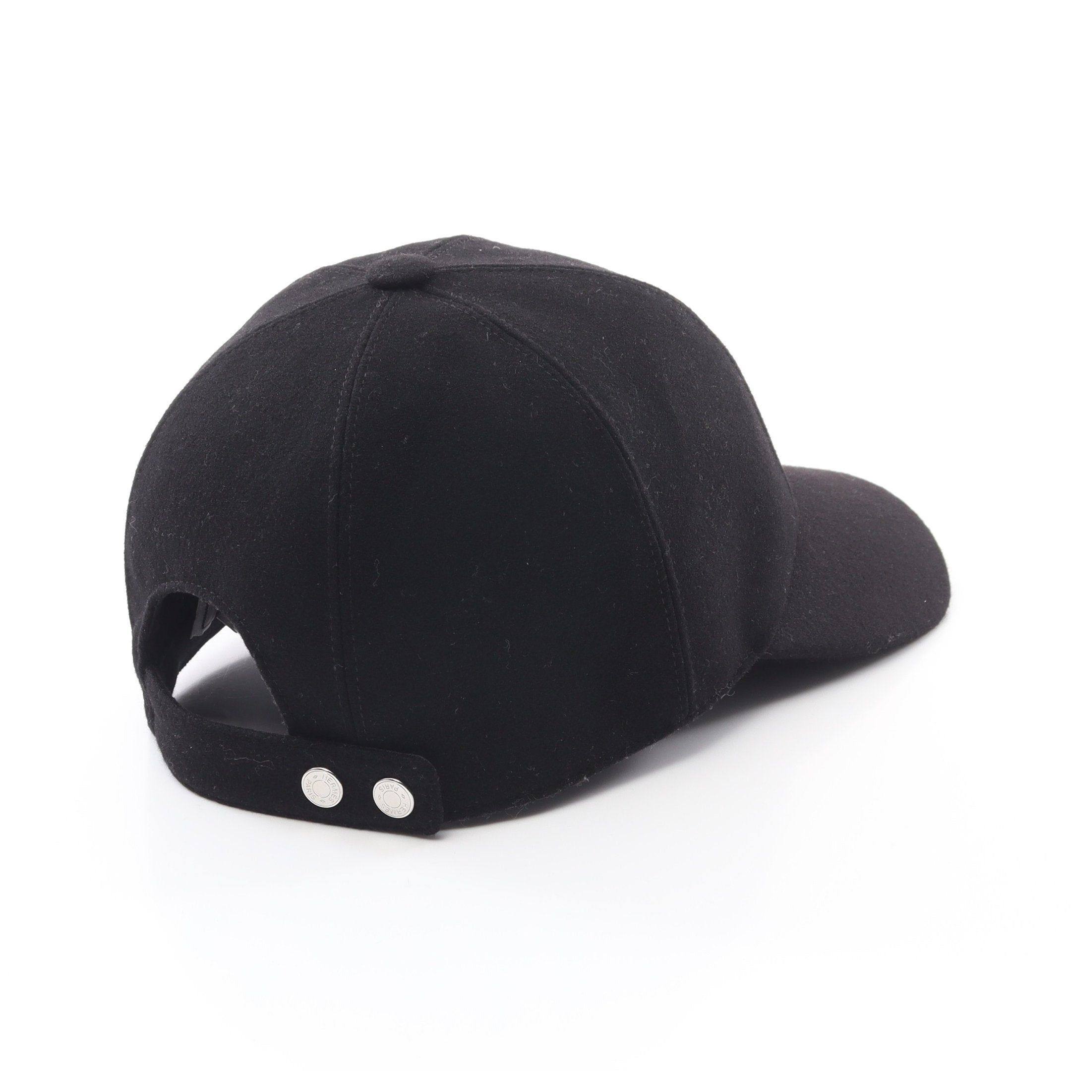 Hermes Hermes Serena Apron Doll Cap Cashmere Black Size ONE SIZE - 2 Thumbnail