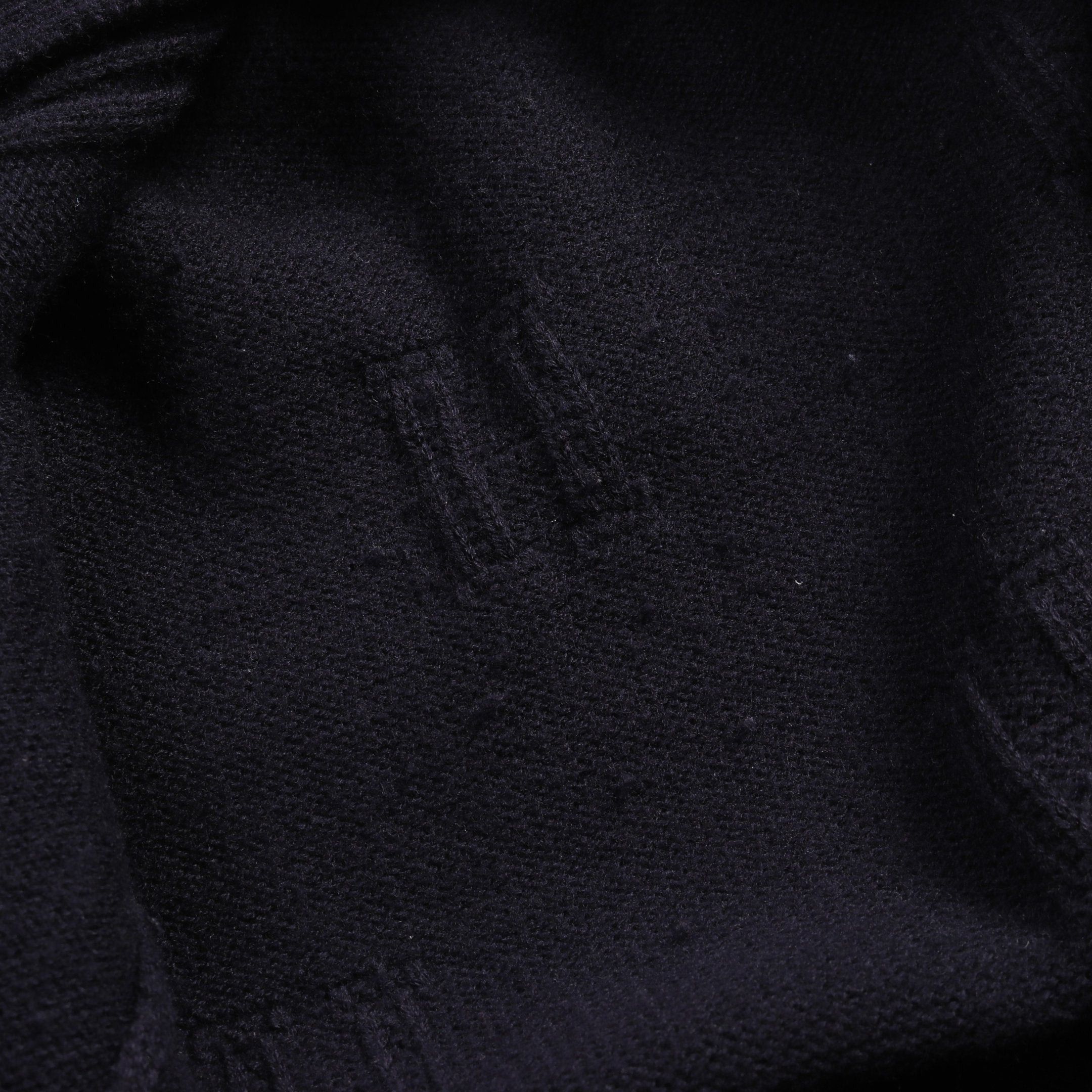 Hermes Hermes H Pattern Cardigan V-Neck Wool Navy Size ONE SIZE - 8 Thumbnail