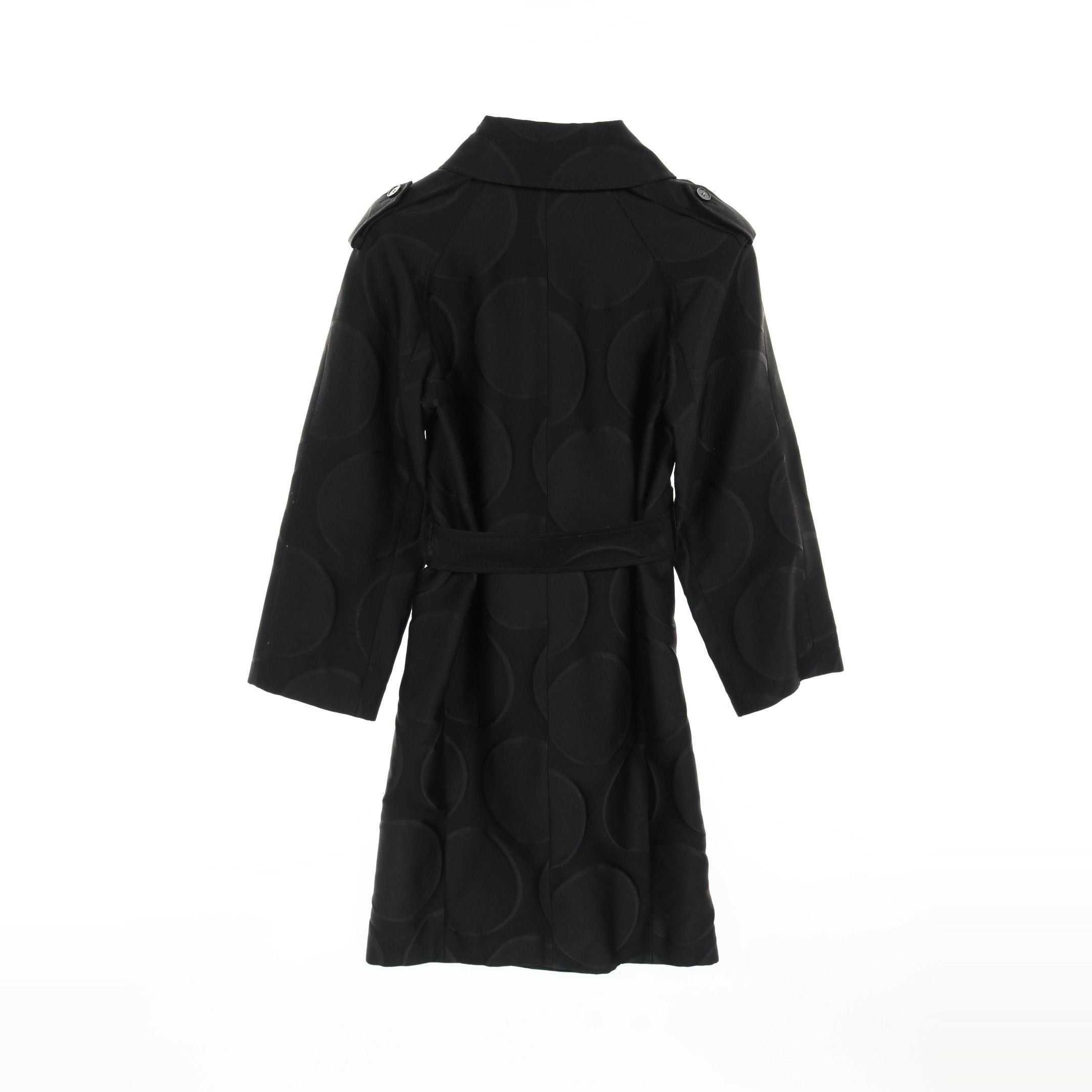 Stella McCartney Stella Mccartney Trench Coat Wool Black Size ONE SIZE - 2 Thumbnail