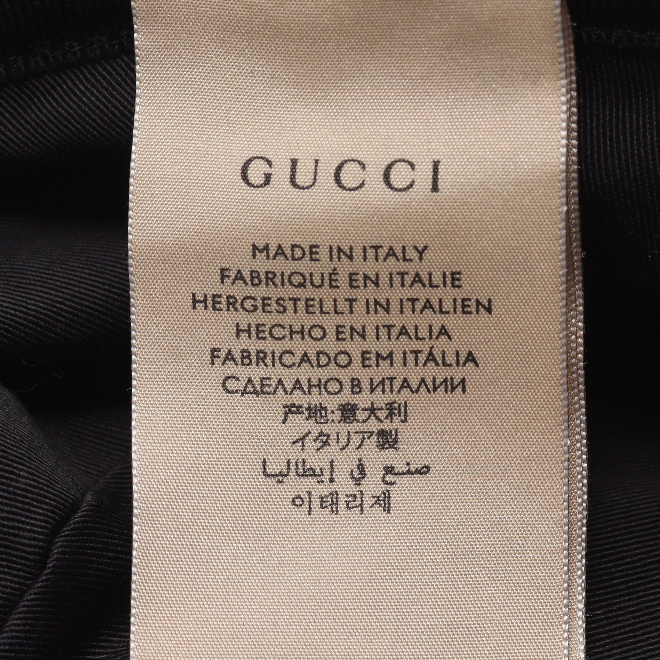 Gucci Gucci Gg Marmont Canvas Hat Cotton Black Size ONE SIZE - 6 Thumbnail