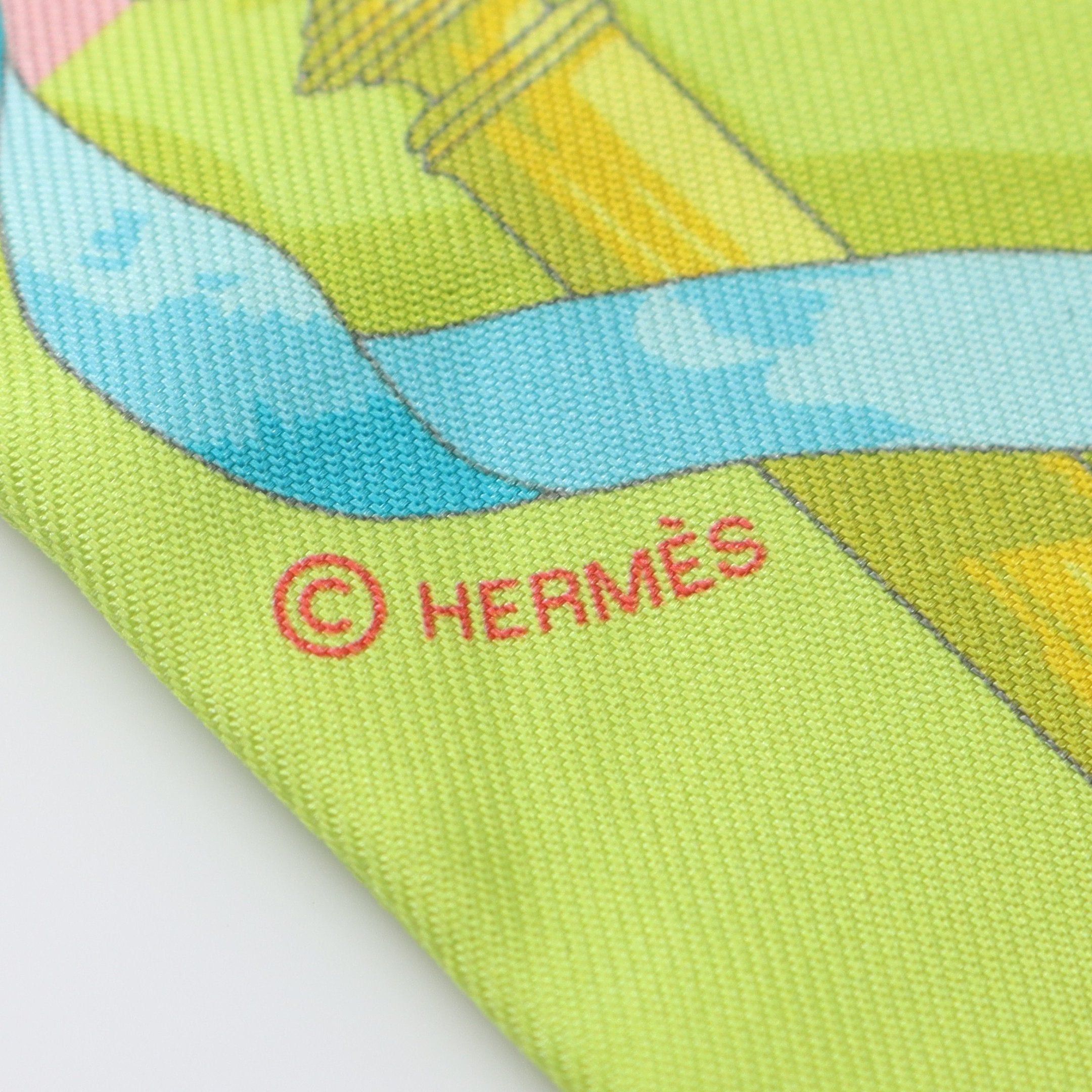 Hermes Hermes Twilly Ferronnerie Scarf Silk Multicolor Size ONE SIZE - 2 Thumbnail