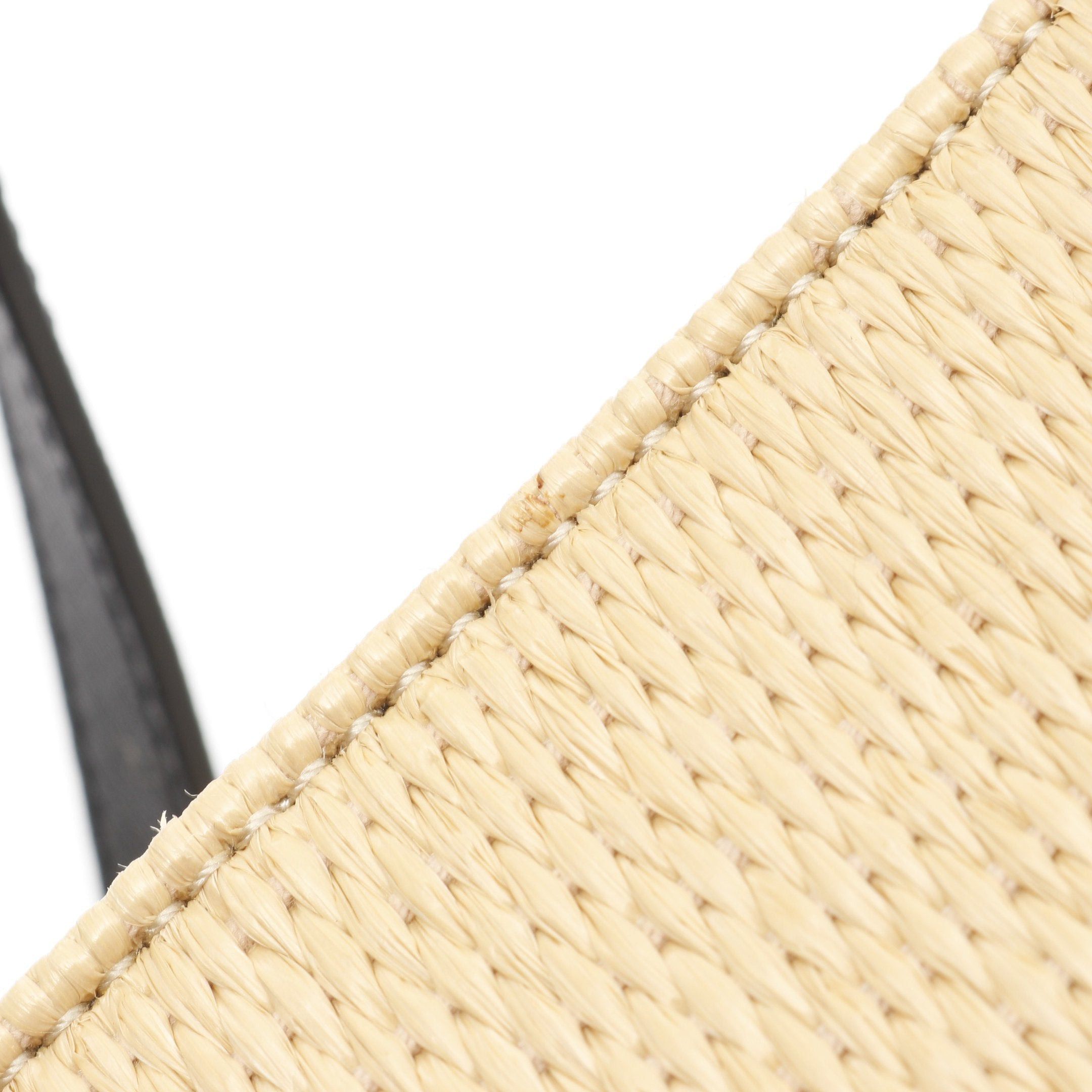 Kate Spade Kate Spade Handbag Raffia Leather Beige Black Off White Size ONE SIZE - 8 Thumbnail