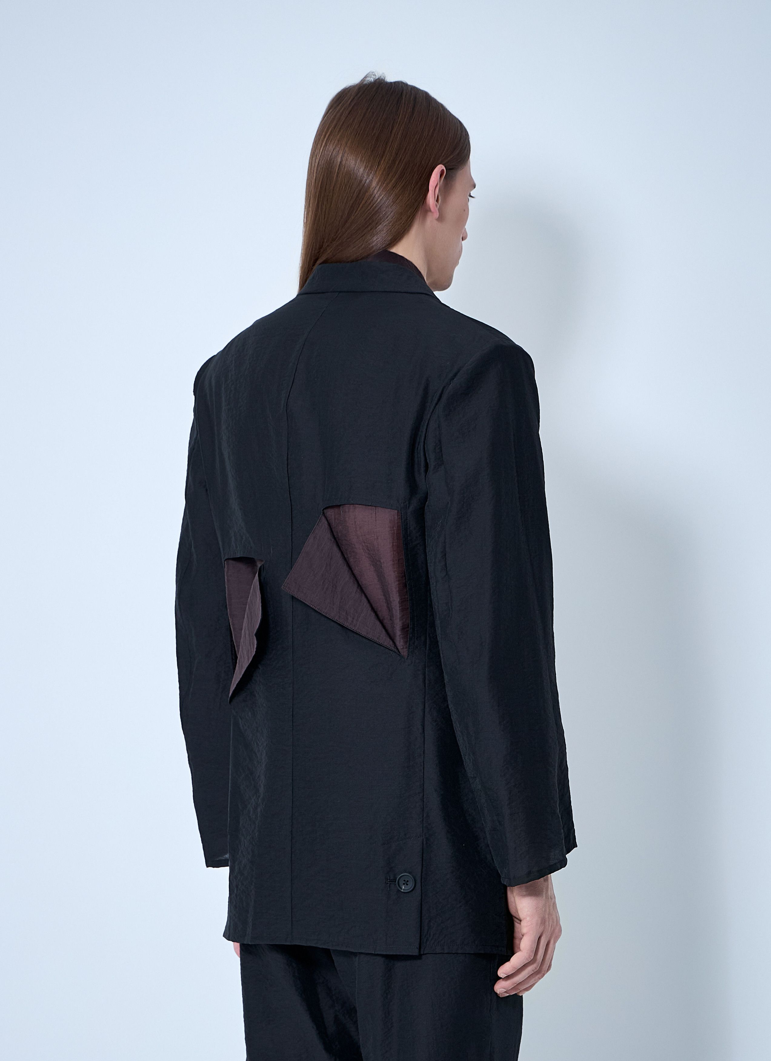 Yohji Yamamoto Cut-Off Single-Breasted Blazer Size US M / EU 48-50 / 2 - 4 Thumbnail