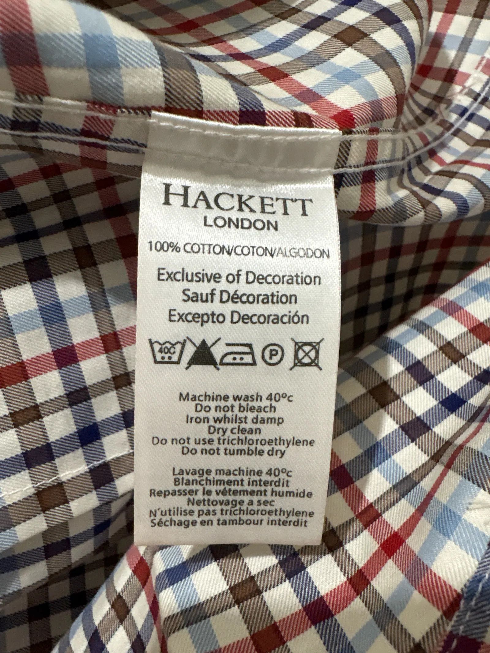 Hackett Hackett Thomas Mason for Hackett Shirt Size US S / EU 44-46 / 1 - 3 Thumbnail