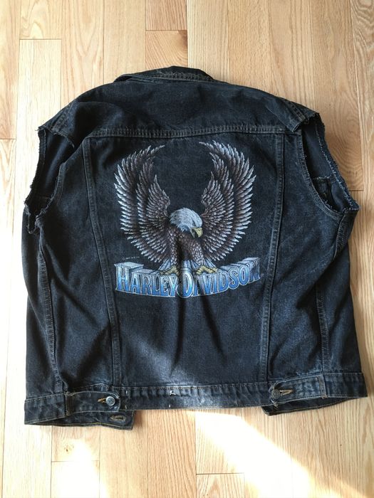 Harley Davidson Vintage Harley Davidson Denim Vest | Grailed