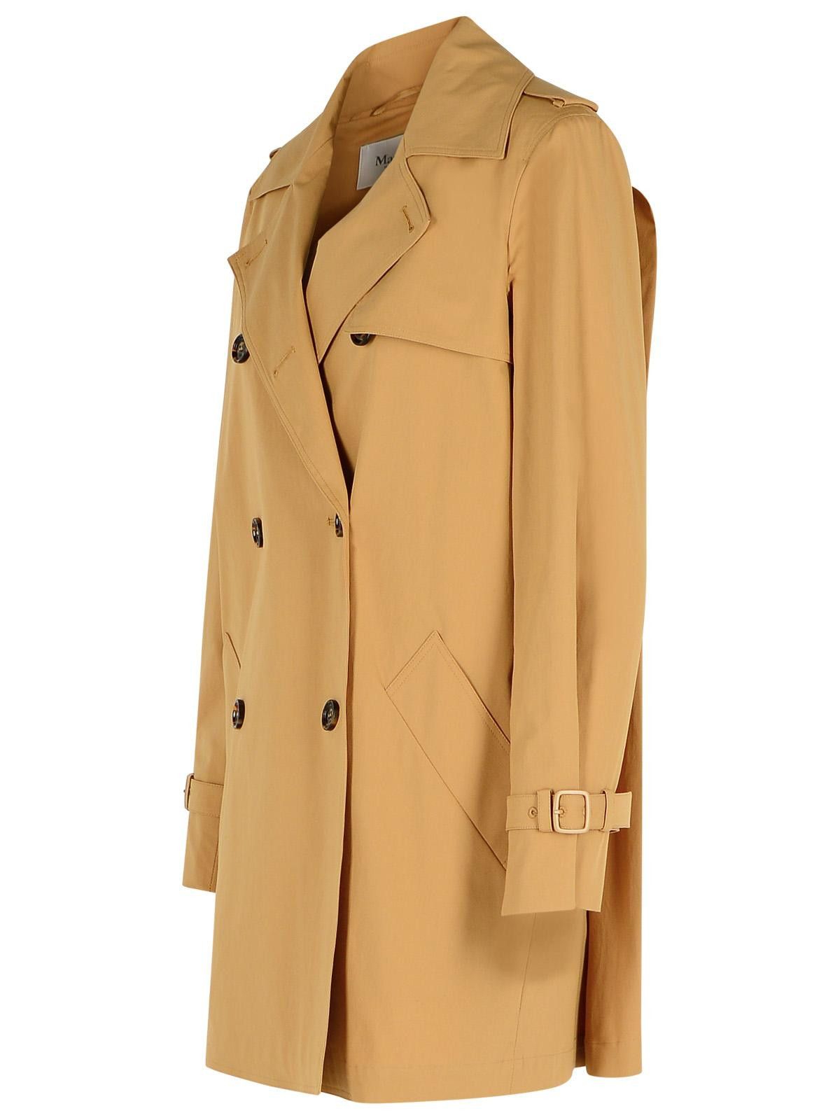 Max Mara MAX MARA 'Landa' Black Cotton Trench Coat Size M / US 6-8 / IT 42-44 - 2 Thumbnail