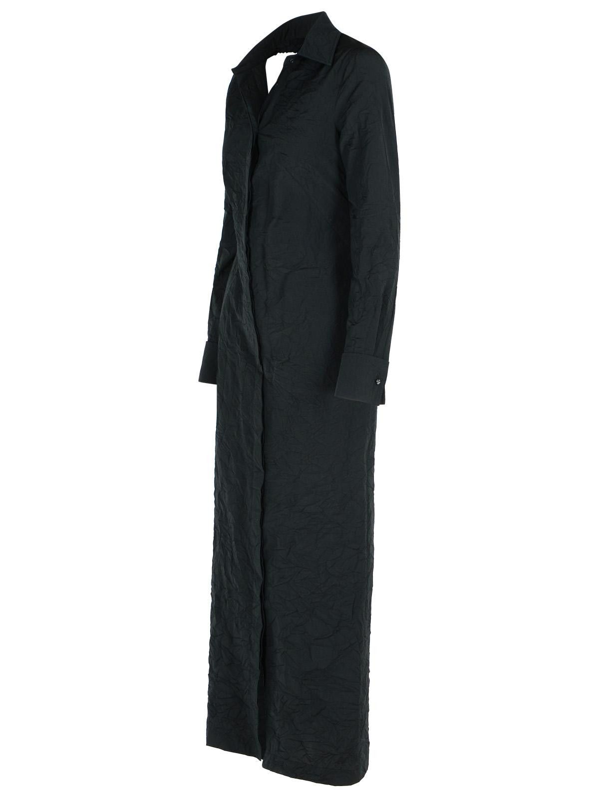 Max Mara MAX MARA 'Rovigo' Black Cotton Blend Dress Size XS / US 0-2 / IT 36-38 - 2 Thumbnail