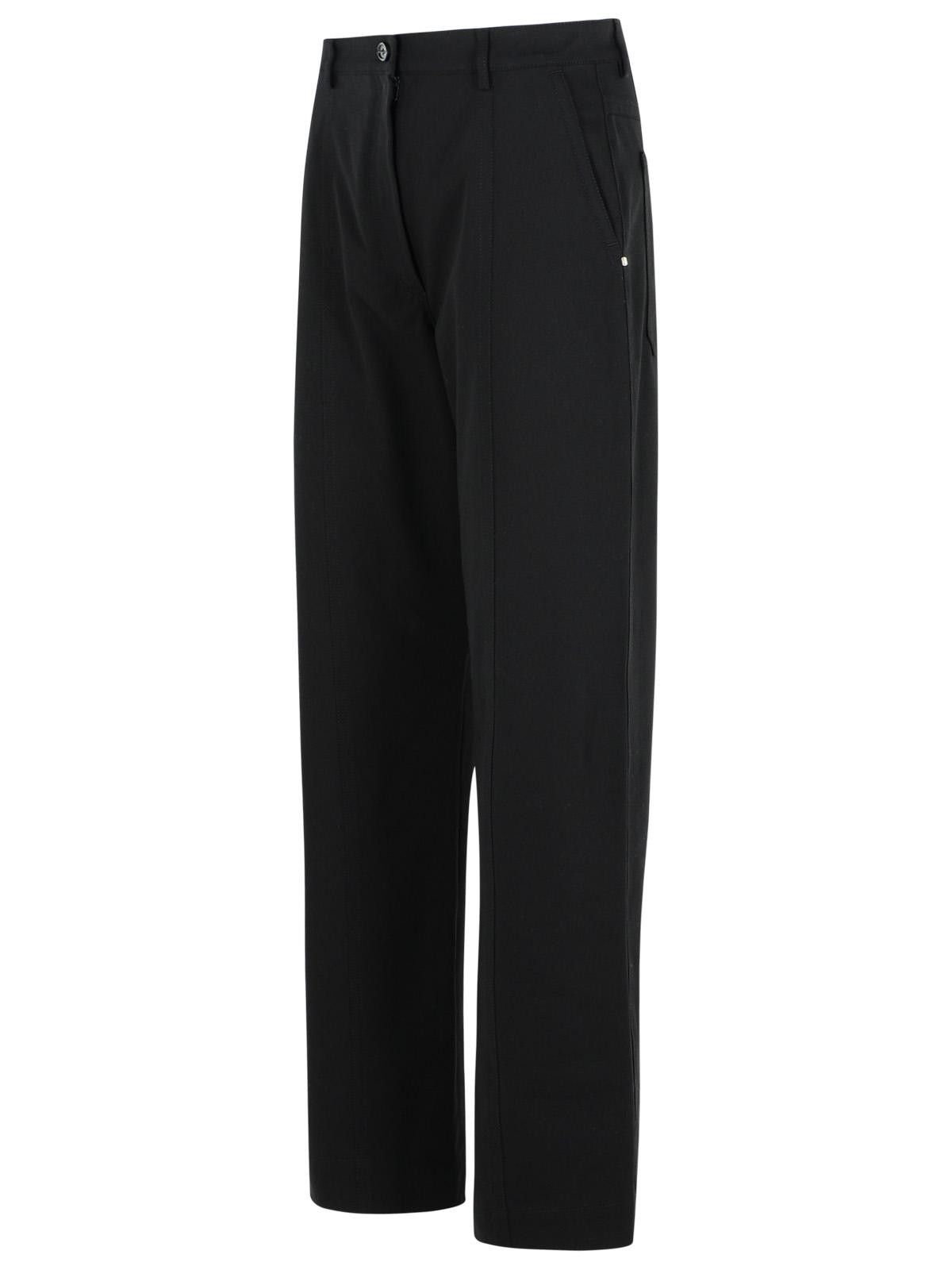 Sportmax SPORTMAX Era' Black Cotton Pants Size 26" / US 2 / IT 38 - 2 Thumbnail