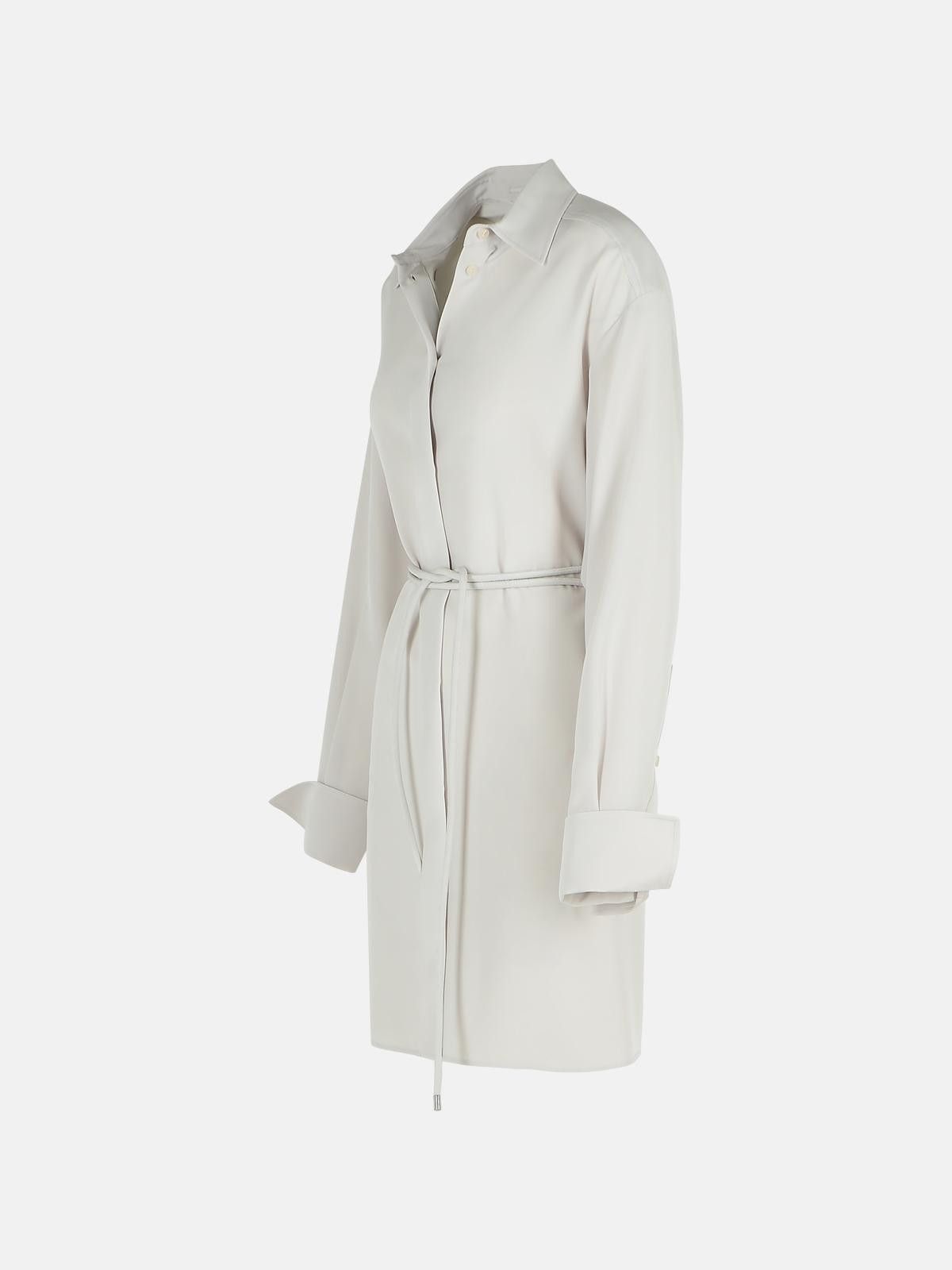 Sportmax SPORTMAX 'Eolie' Grey Silk Dress Size XS / US 0-2 / IT 36-38 - 2 Thumbnail