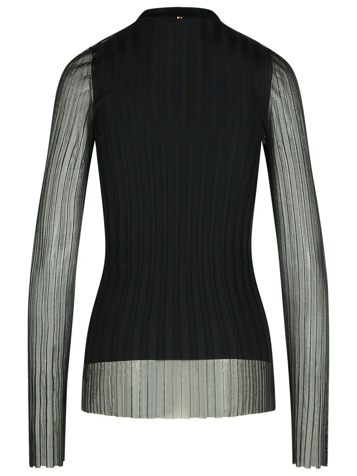 Sportmax SPORTMAX 'Acino' Black Polyamide Blend Sweater Size M / US 6-8 / IT 42-44 - 3 Thumbnail