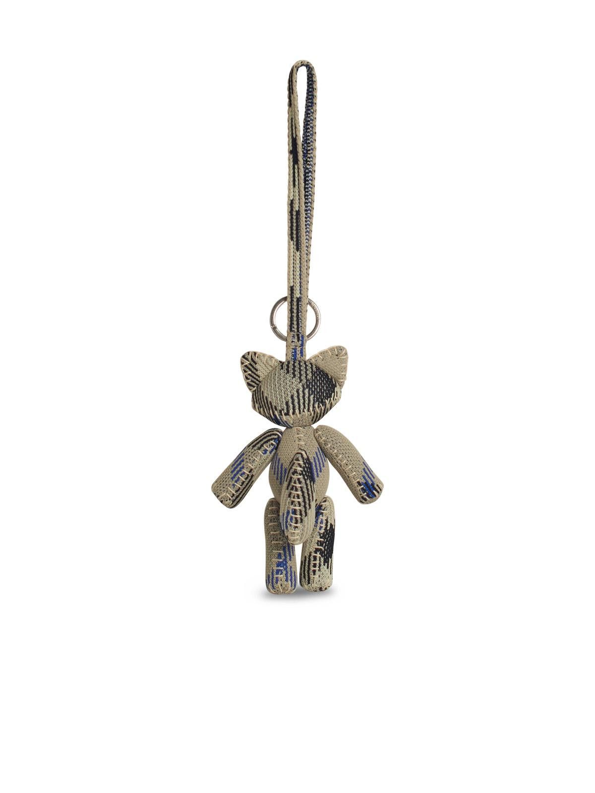 Burberry BURBERRY 'Foxy' Beige Polyamide Keyring Size ONE SIZE - 3 Thumbnail