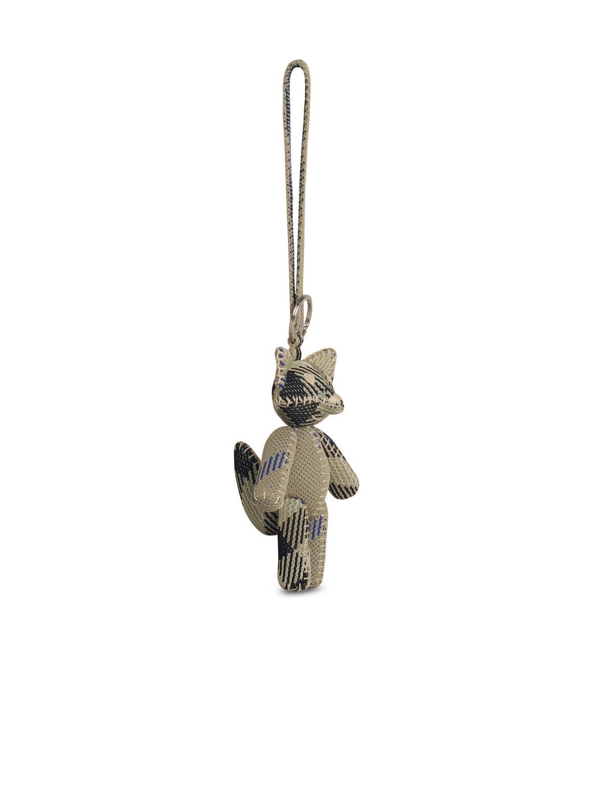 Burberry BURBERRY 'Foxy' Beige Polyamide Keyring | Grailed