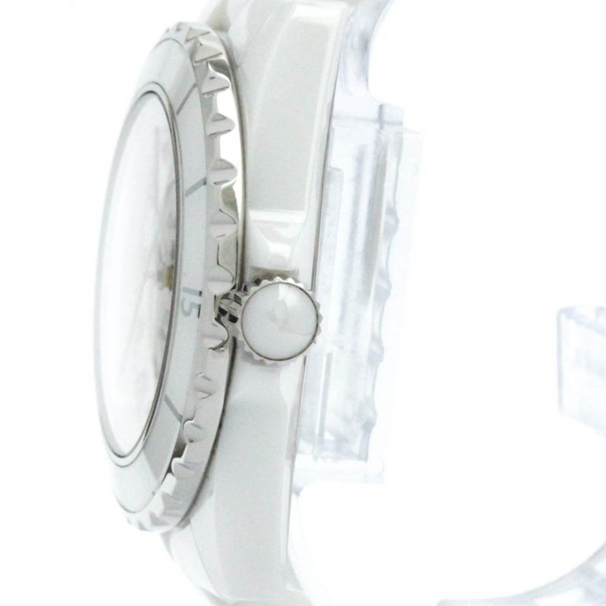 Chanel Polished CHANEL J12 Diamond Ceramic Automatic Mens Watch H1629 BF581641 Size ONE SIZE - 4 Thumbnail