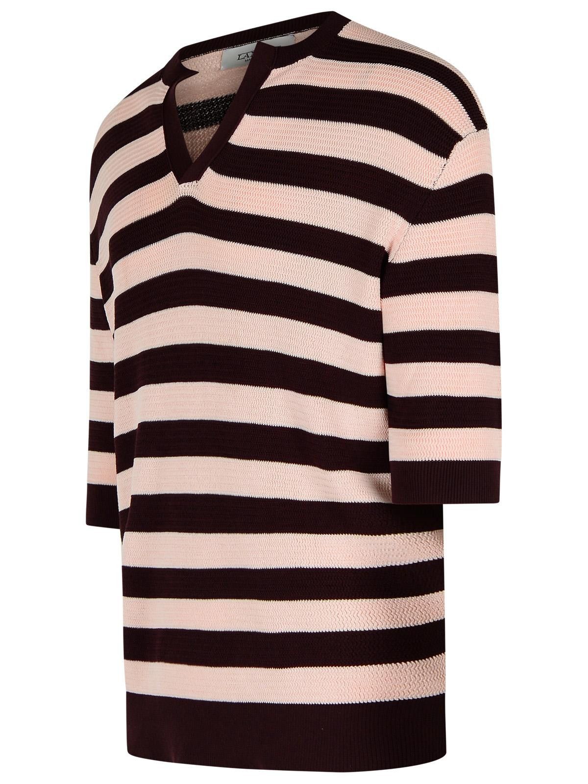 Laneus LANEUS Brown Cotton Sweater Size US M / EU 48-50 / 2 - 2 Thumbnail