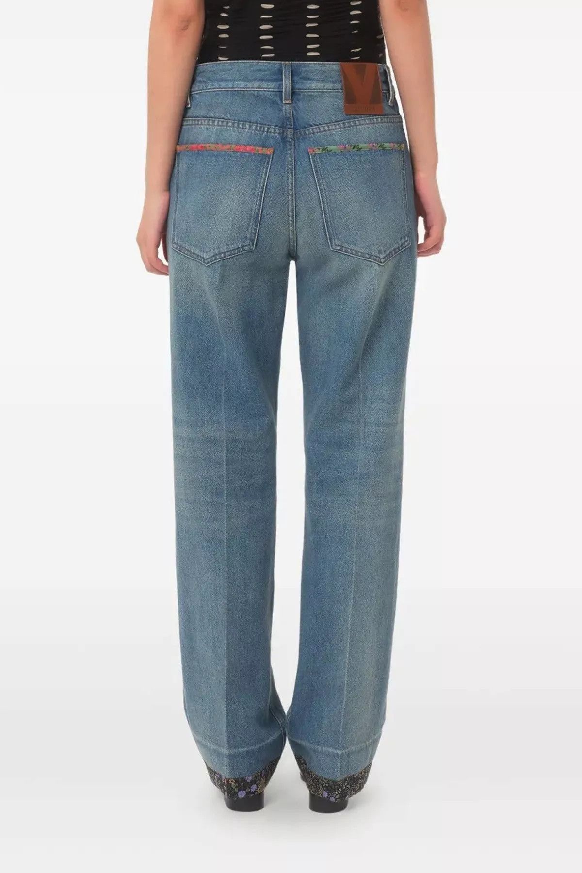 Valentino Valentino Garavani floral jeans Size 28" / US 6 / IT 42 - 2 Thumbnail