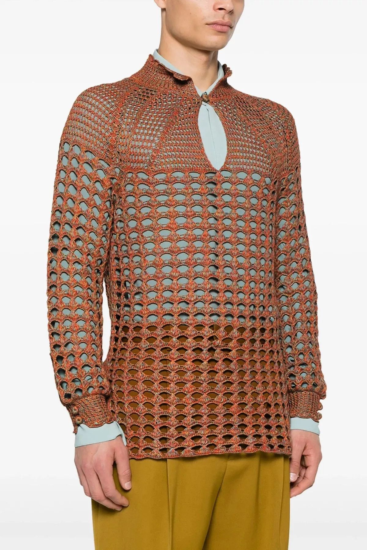 Valentino Openwork sweater Size M / US 6-8 / IT 42-44 - 2 Thumbnail