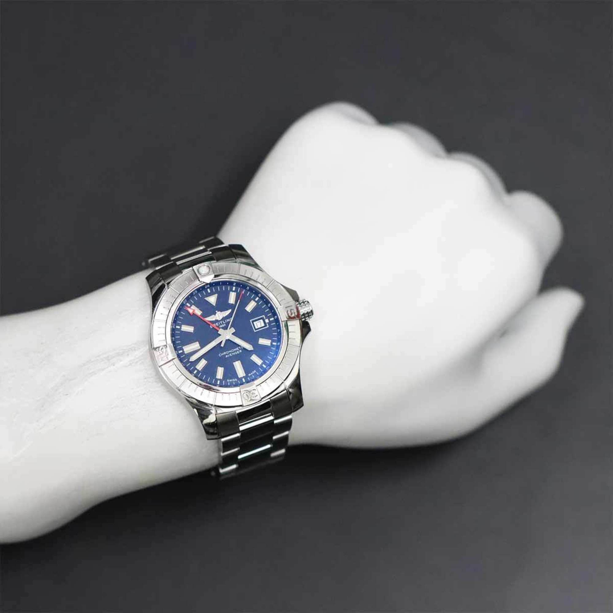Breitling BREITLING Avenger2 GMT A32395 Men's Watch Date Blue Automatic Self-Winding Size ONE SIZE - 4 Thumbnail