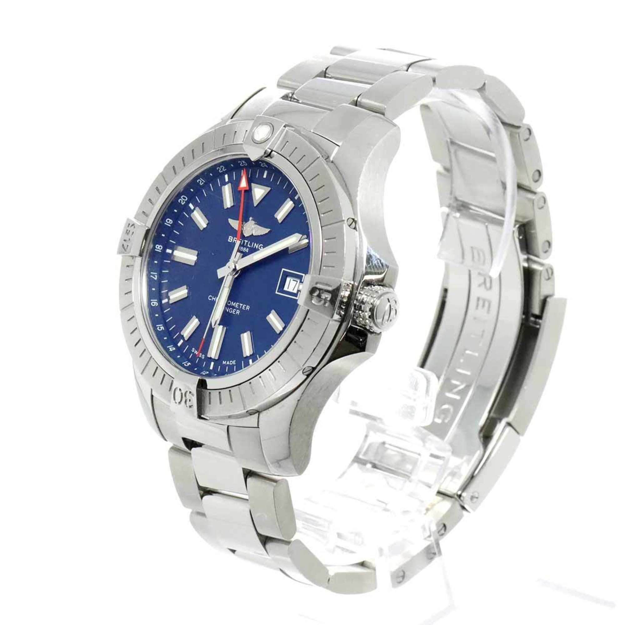 Breitling BREITLING Avenger2 GMT A32395 Men's Watch Date Blue Automatic Self-Winding Size ONE SIZE - 3 Thumbnail