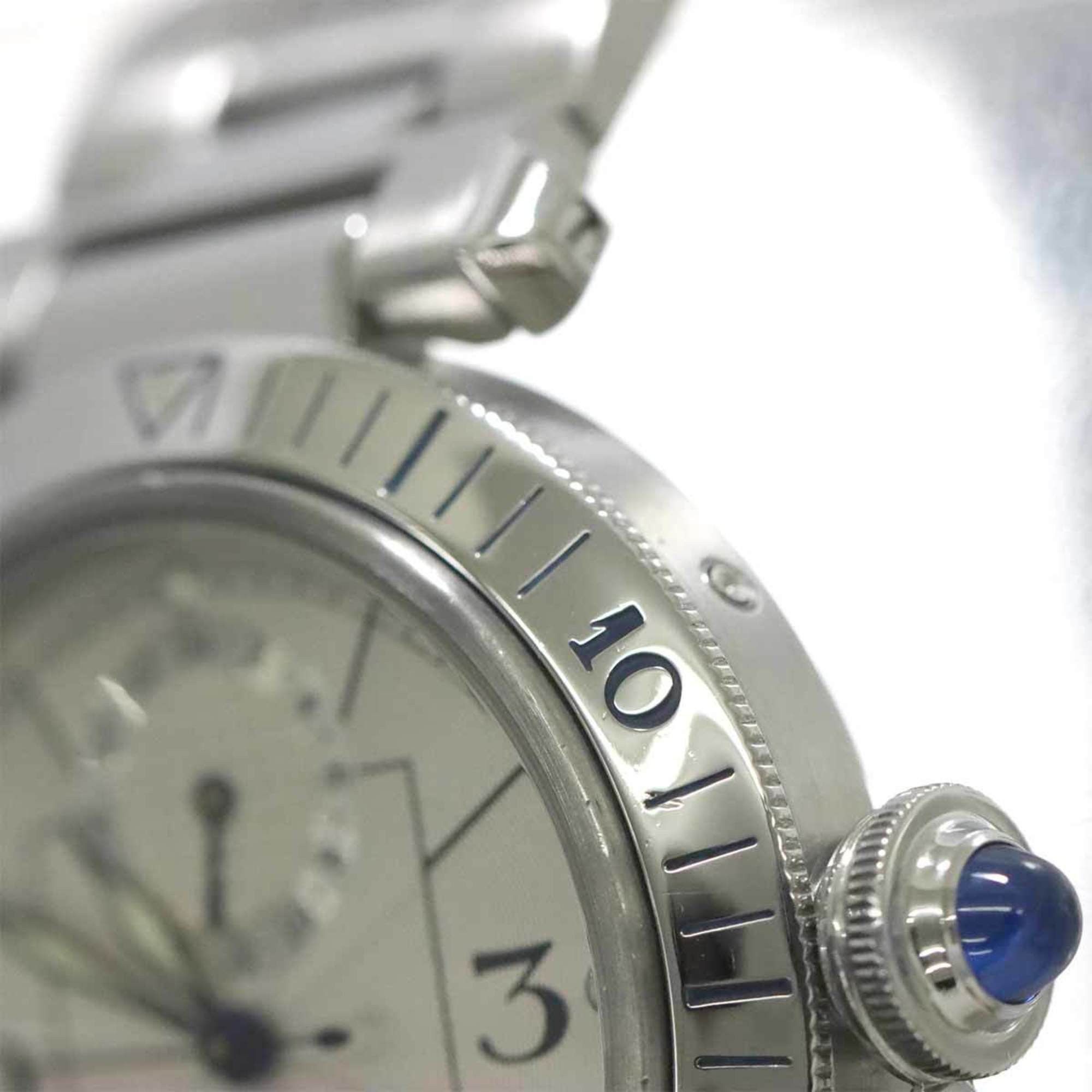 Cartier Cartier Pasha 38mm GMT W31037H3 Men's Watch Date Silver Automatic Size ONE SIZE - 8 Thumbnail