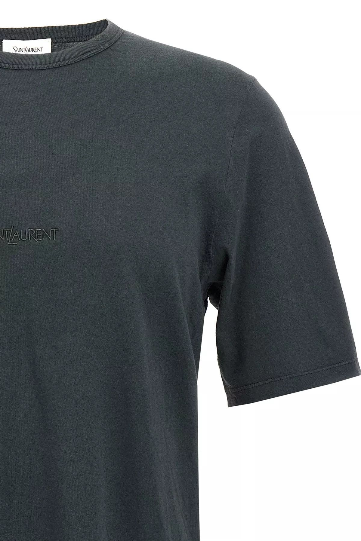 Saint Laurent Paris Logo embroidery t-shirt Size US M / EU 48-50 / 2 - 3 Thumbnail