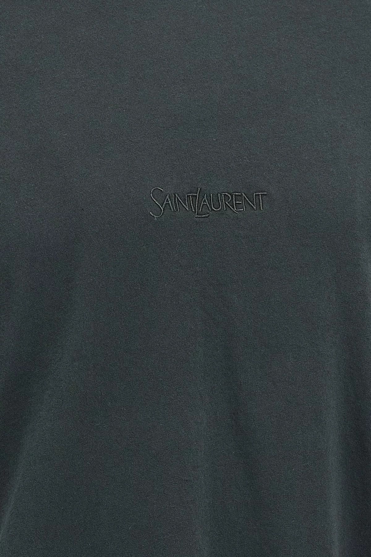 Saint Laurent Paris Logo embroidery t-shirt Size US M / EU 48-50 / 2 - 4 Thumbnail