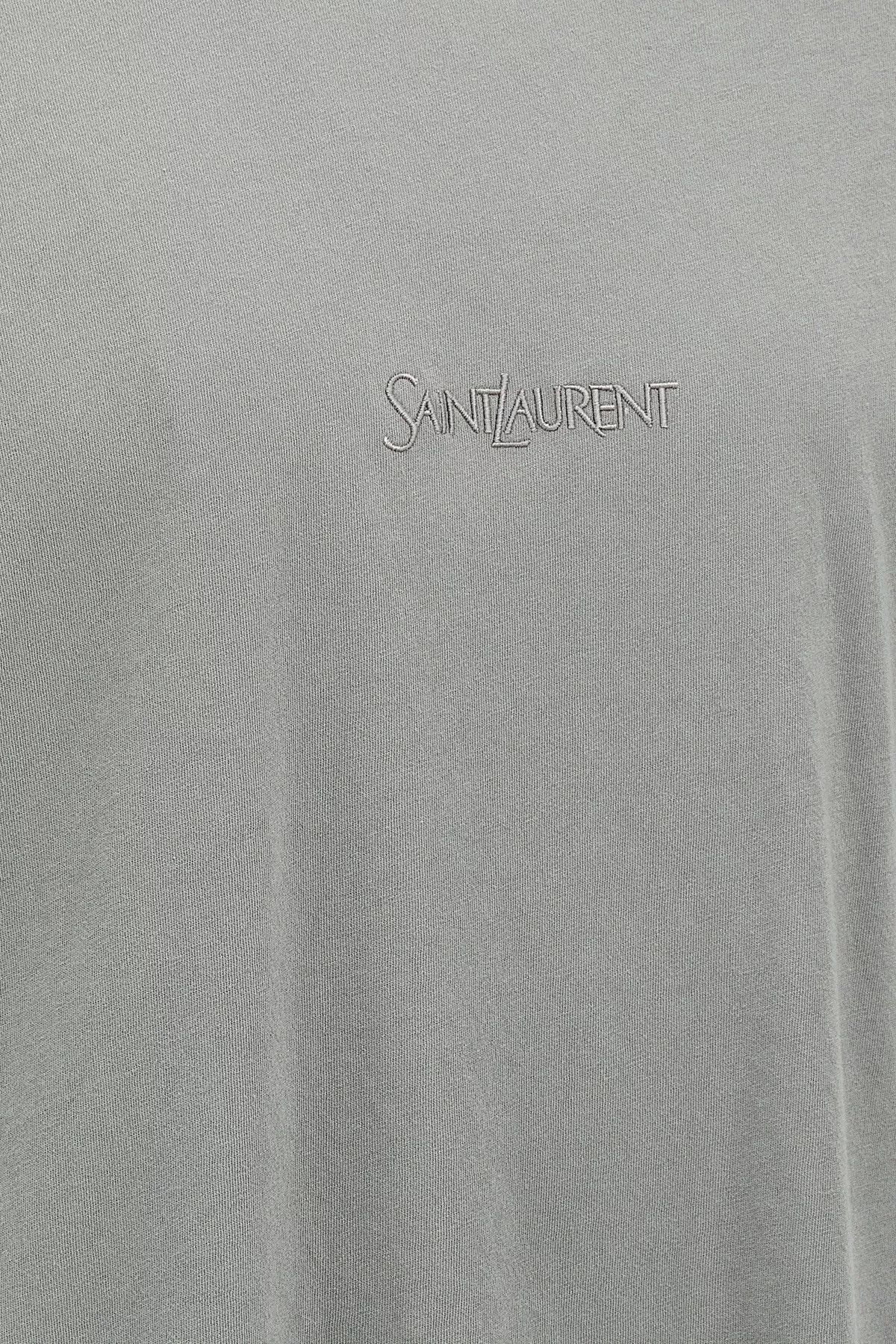 Saint Laurent Paris Logo embroidery t-shirt Size US M / EU 48-50 / 2 - 4 Thumbnail