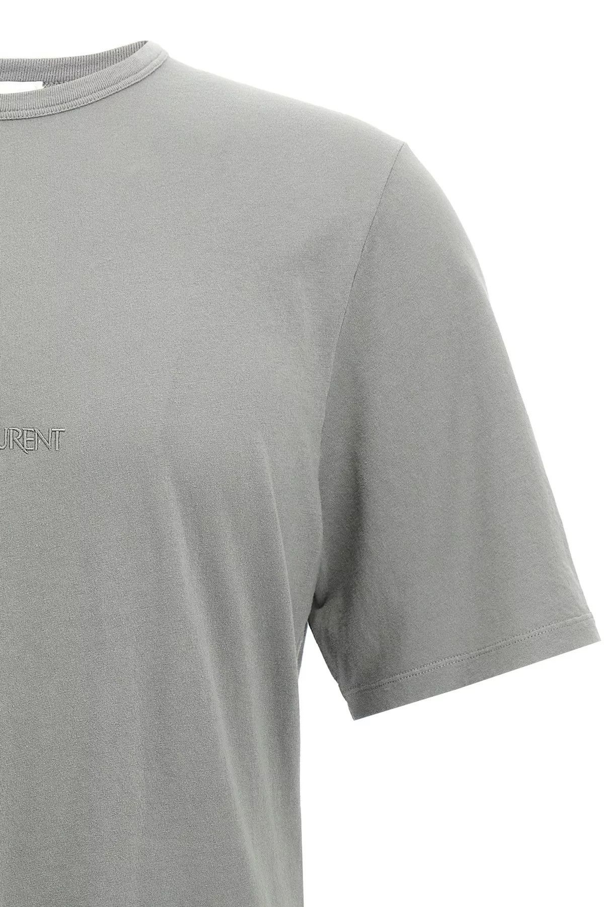 Saint Laurent Paris Logo embroidery t-shirt Size US S / EU 44-46 / 1 - 3 Thumbnail