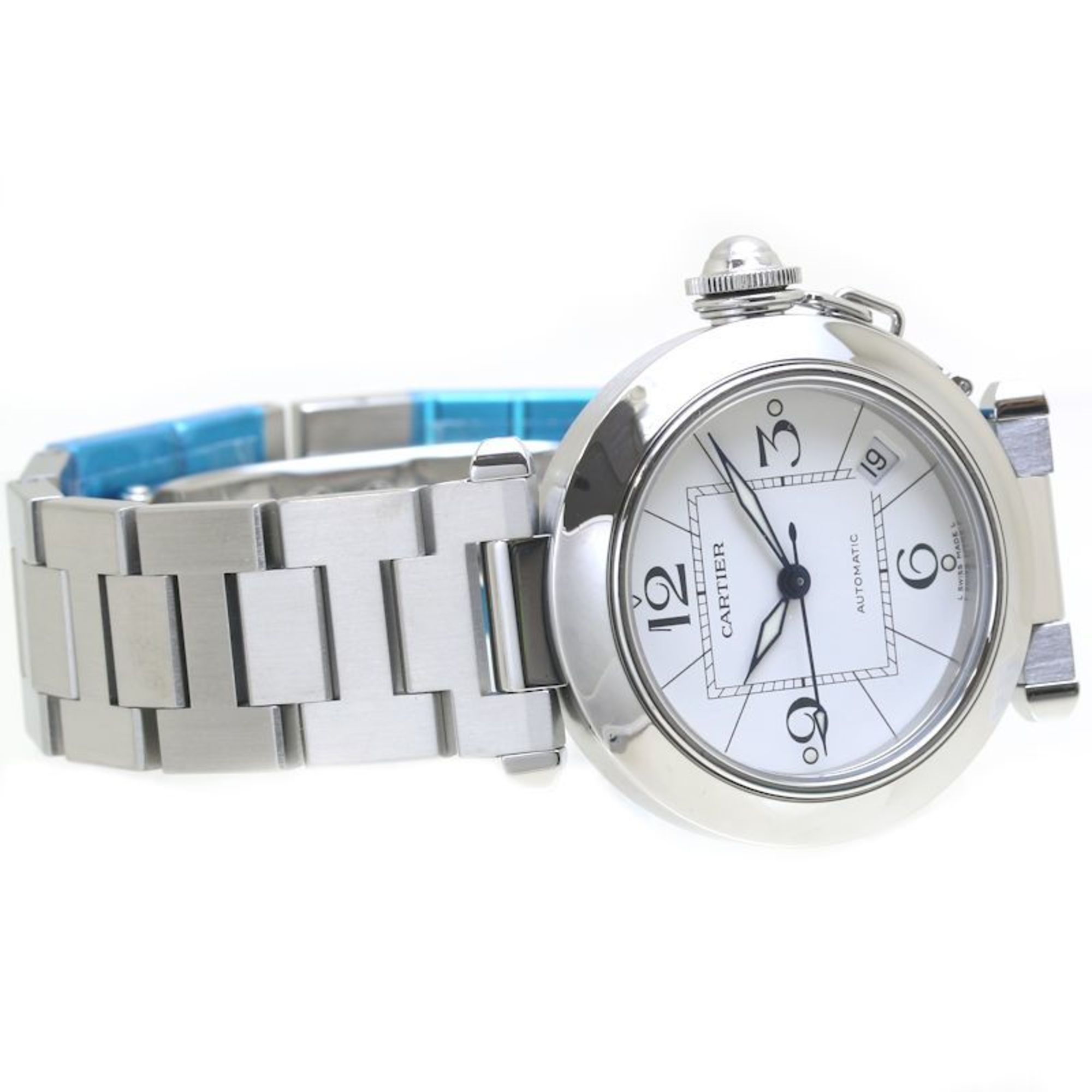 Cartier CARTIER Pasha C New Calendar W31074M7 Stainless Steel Boys 39867 Watch Size ONE SIZE - 5 Thumbnail