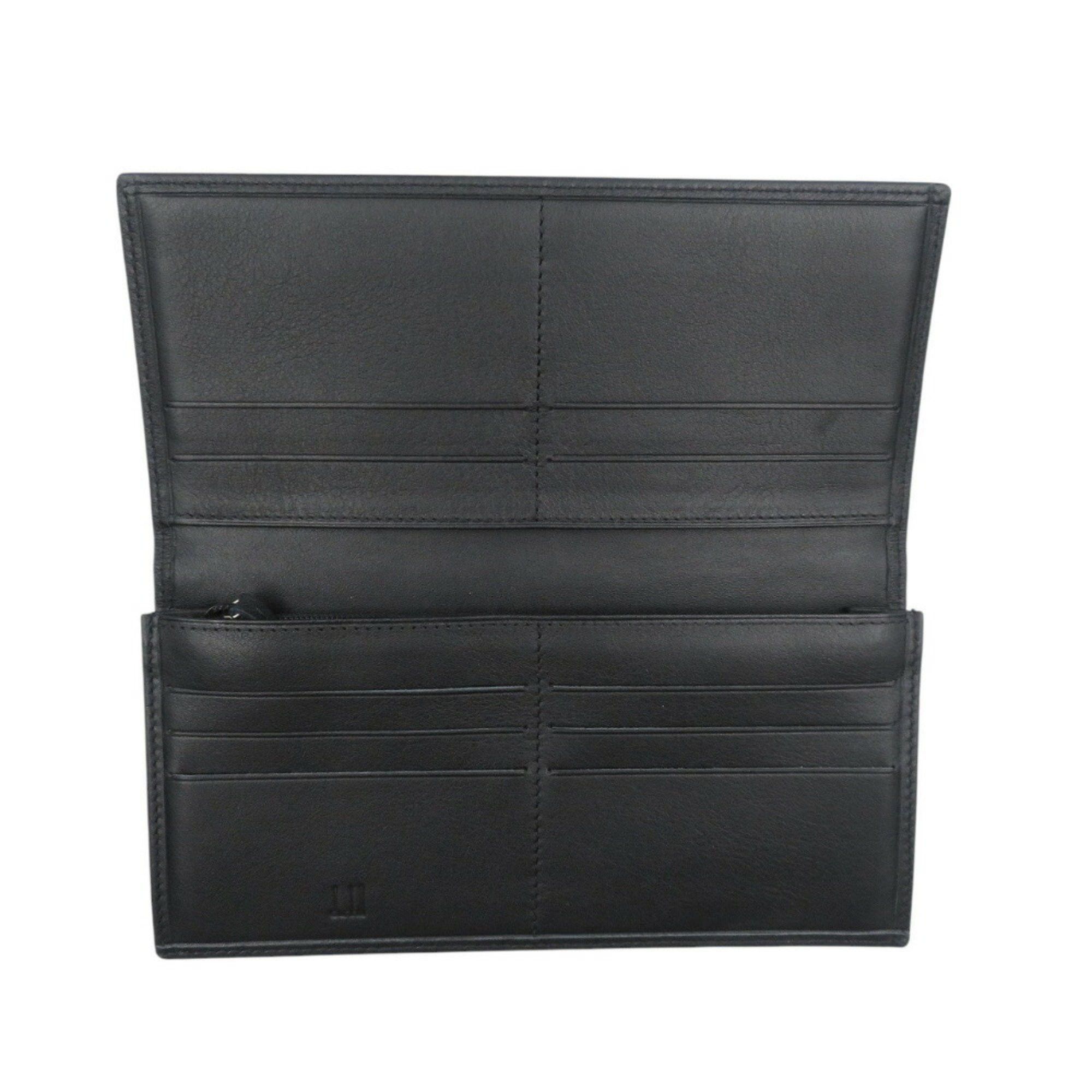 Alfred Dunhill Dunhill Sidecar QD1010 Leather Black Bi-fold Long Wallet 1056dunhill Size ONE SIZE - 5 Thumbnail