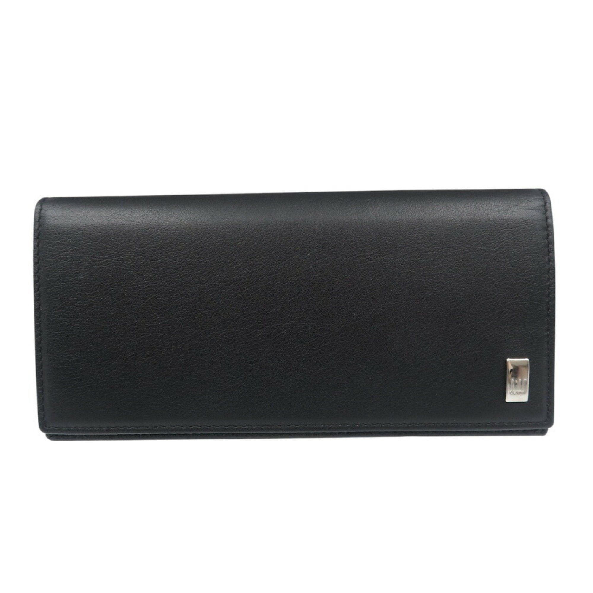 Alfred Dunhill Dunhill Sidecar QD1010 Leather Black Bi-fold Long Wallet 1056dunhill Size ONE SIZE - 2 Thumbnail