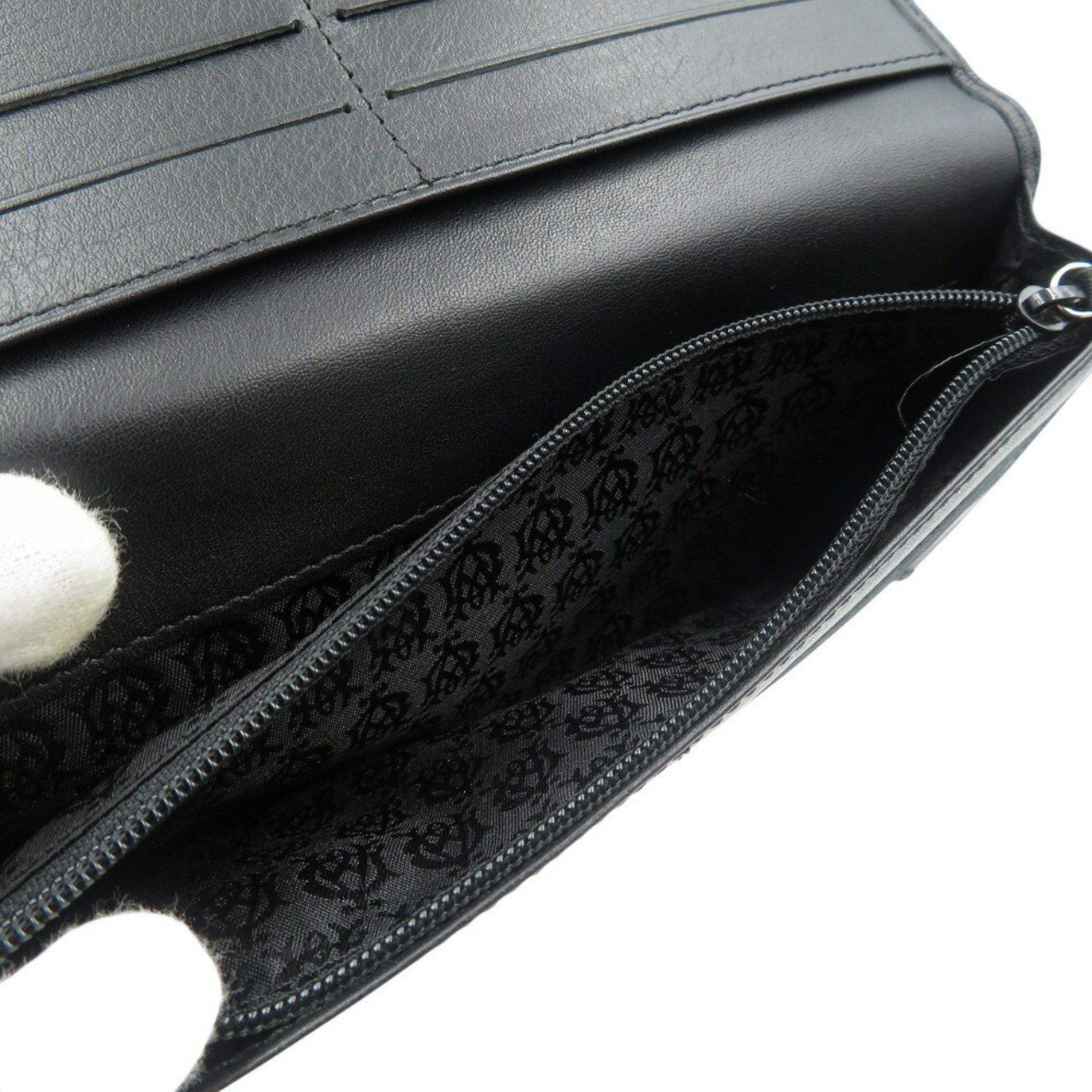 Alfred Dunhill Dunhill Sidecar QD1010 Leather Black Bi-fold Long Wallet 1056dunhill Size ONE SIZE - 6 Thumbnail