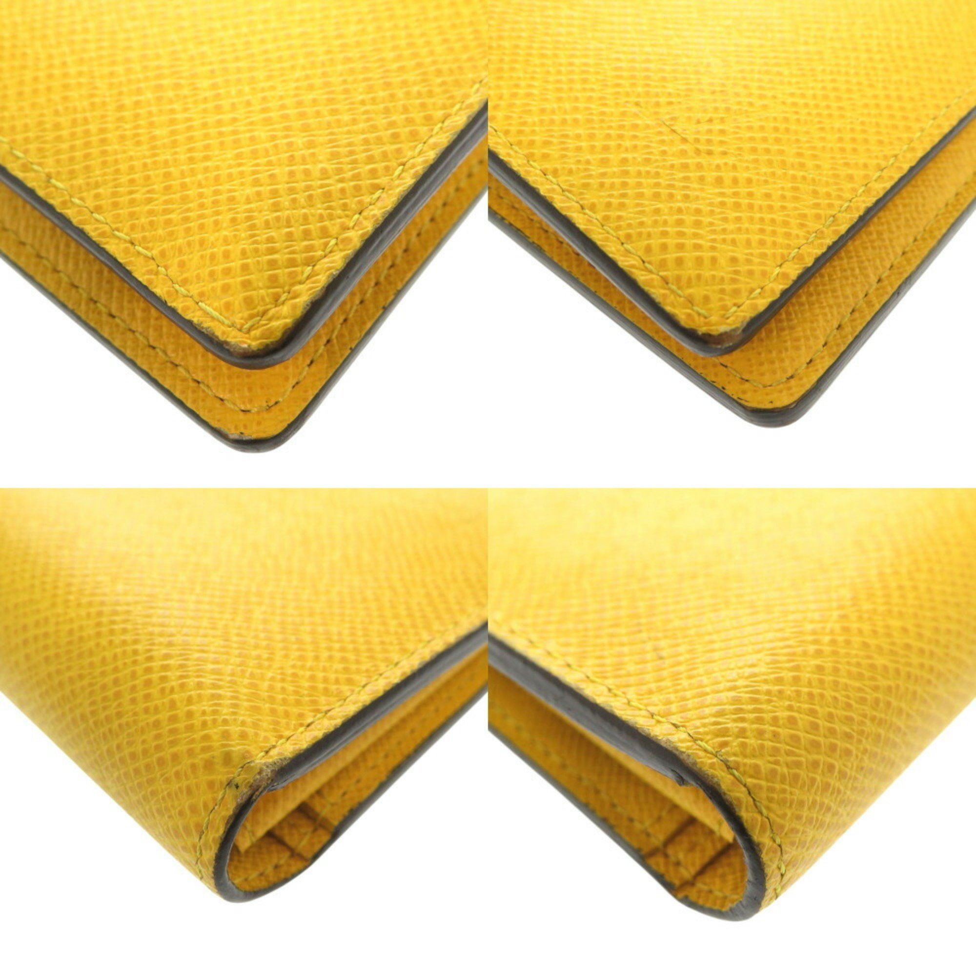 Louis Vuitton Louis Vuitton Portefeuille Brazza Taiga M42087 Jaune Bi-fold Long Wallet 0791LOUIS VUITTON Men's Size ONE SIZE - 4 Thumbnail