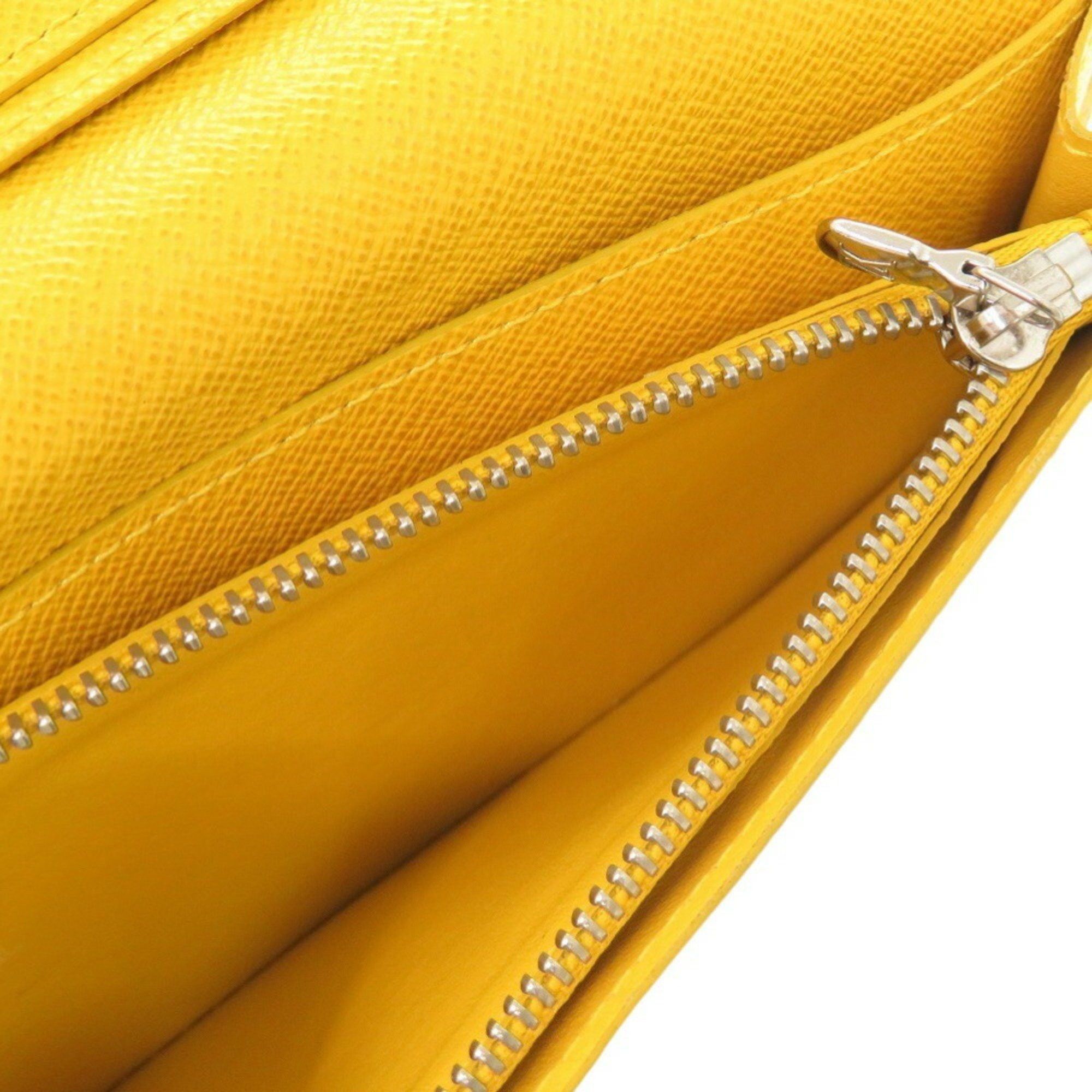Louis Vuitton Louis Vuitton Portefeuille Brazza Taiga M42087 Jaune Bi-fold Long Wallet 0791LOUIS VUITTON Men's Size ONE SIZE - 7 Thumbnail