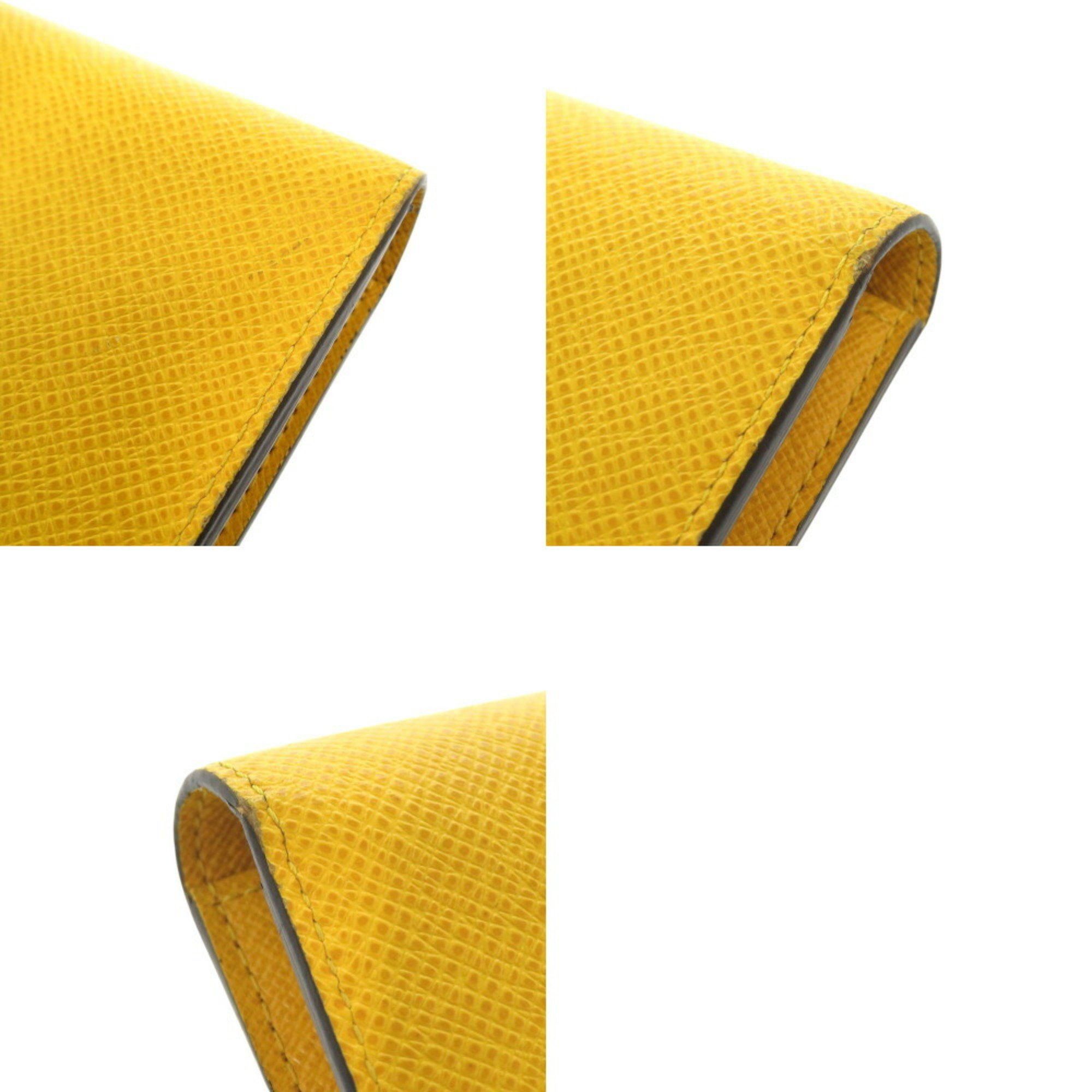 Louis Vuitton Louis Vuitton Portefeuille Brazza Taiga M42087 Jaune Bi-fold Long Wallet 0791LOUIS VUITTON Men's Size ONE SIZE - 9 Thumbnail