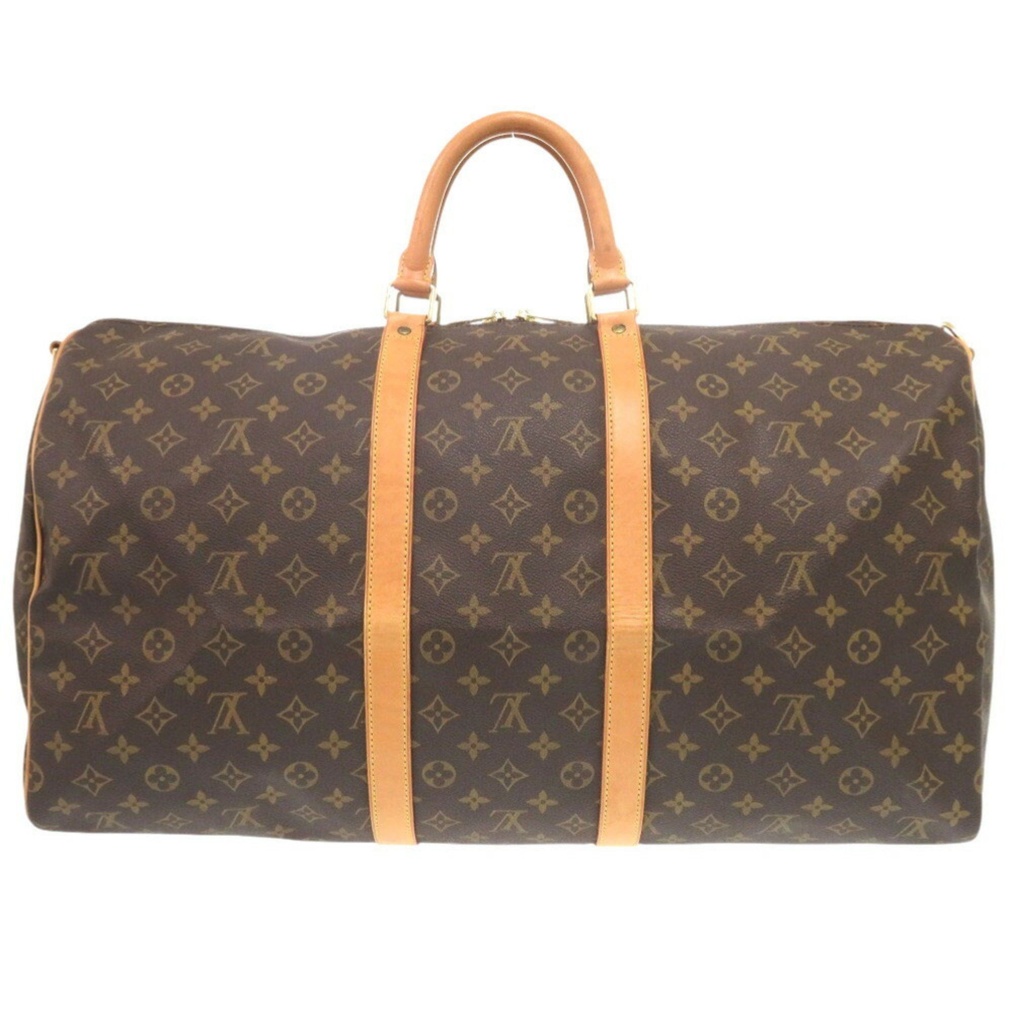 Louis Vuitton Louis Vuitton Keepall Bandouliere 55 Monogram M41414 Boston Bag 1109 LOUIS VUITTON Size ONE SIZE - 3 Thumbnail