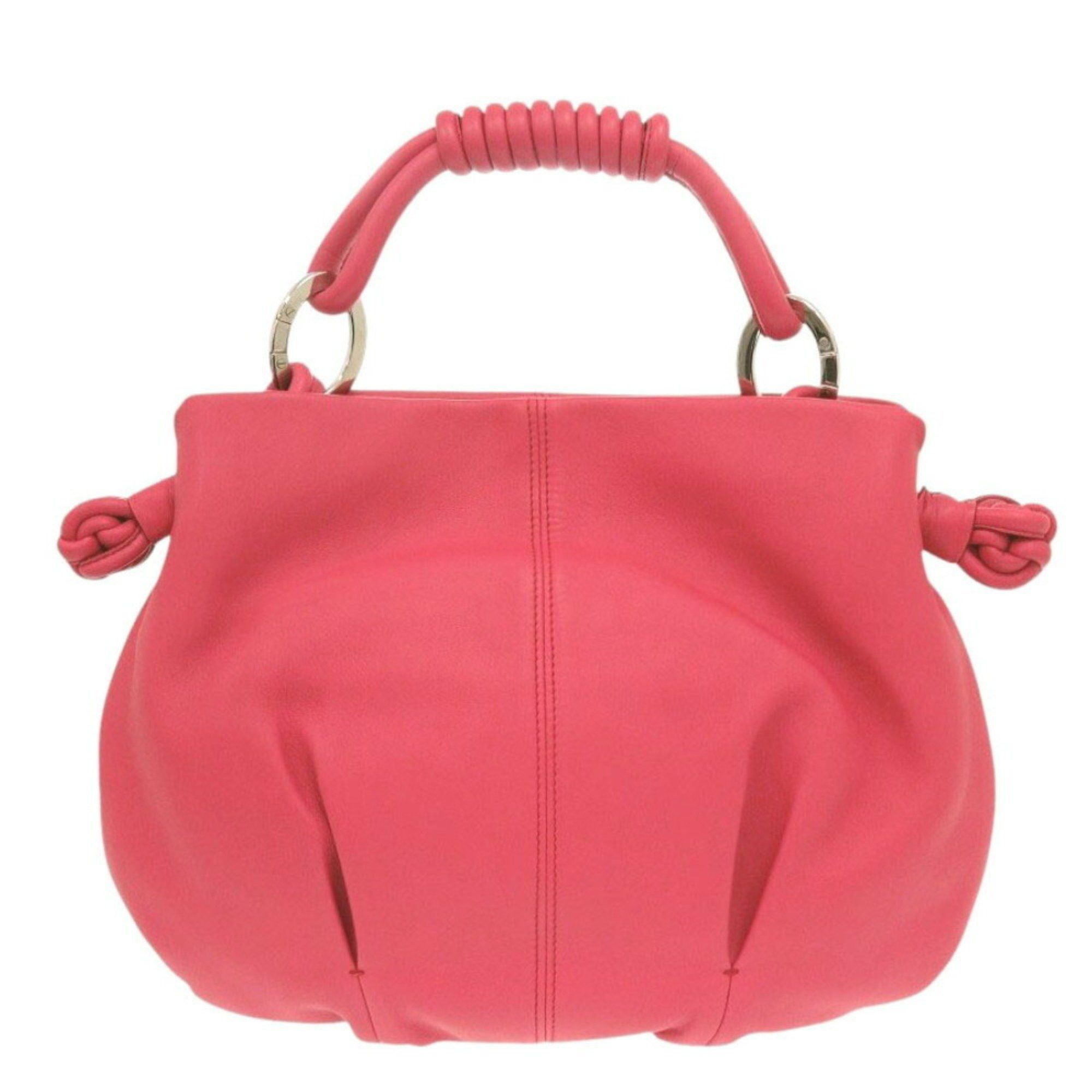 Giorgio Armani Giorgio Armani Bag YGWE98 Leather Pink Handbag 0635GIORGIO ARMANI Size ONE SIZE - 4 Thumbnail